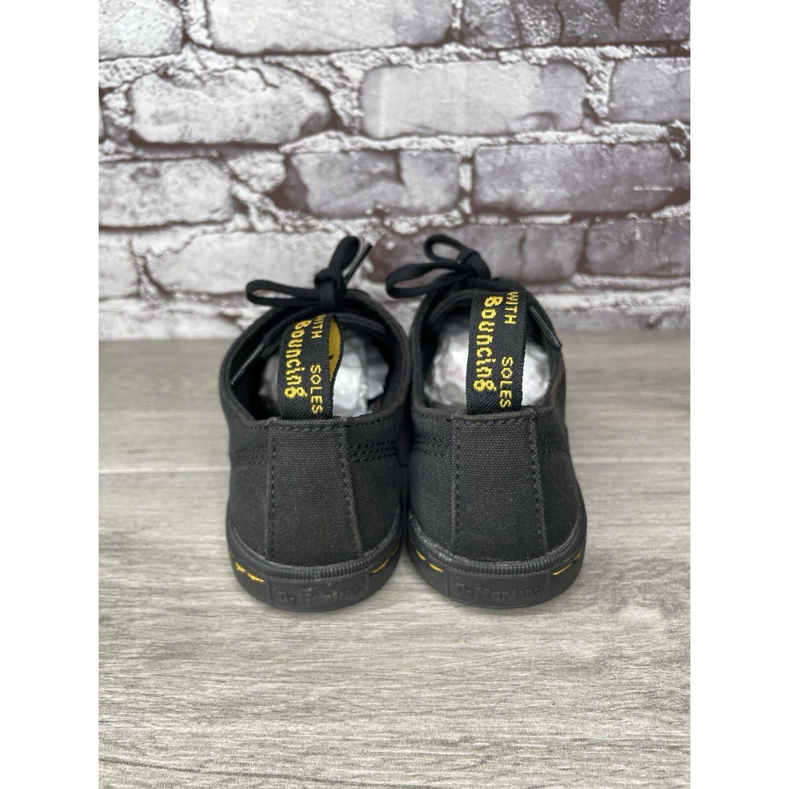 Dr. Martens Doc Dr. Martens SantAnita Black Airwair Casual Lace Up Shoes Size US 6 / IT 36 - 4 Thumbnail