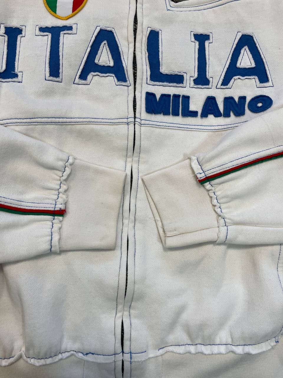 Other ITALIA VINTAGE Y2K ZIP UP Sweatshirt Size US M / EU 48-50 / 2 - 6 Thumbnail