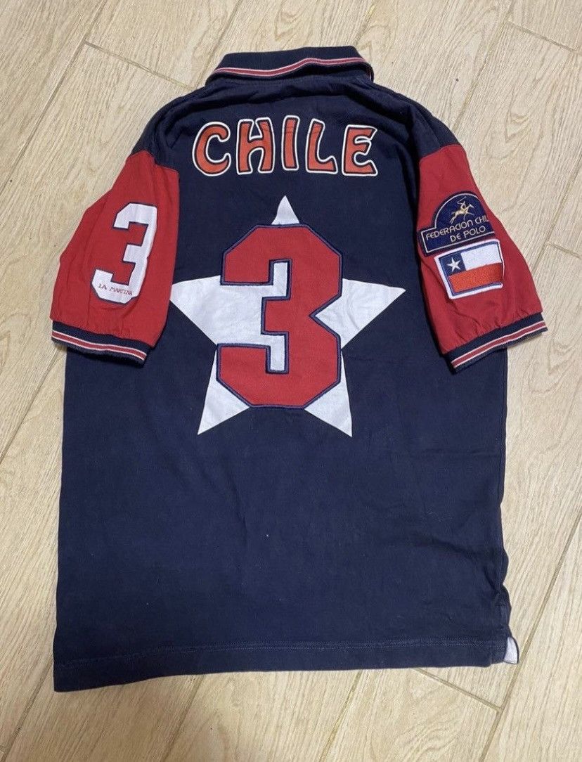 La Martina × Vintage La Martina Polo Ralph Like Chile vintage rugby polo jersey Size US M / EU 48-50 / 2 - 1 Thumbnail