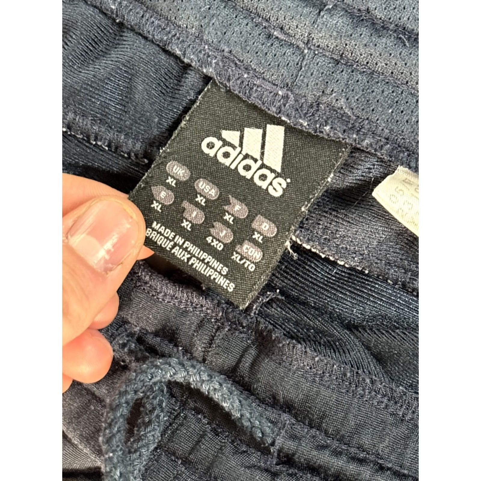 Adidas VINTAGE adidas Track Pants Mens XL Blue Pockets 00s Baggy Warm Ups Basketball 70s Size US 36 / EU 52 - 5 Thumbnail