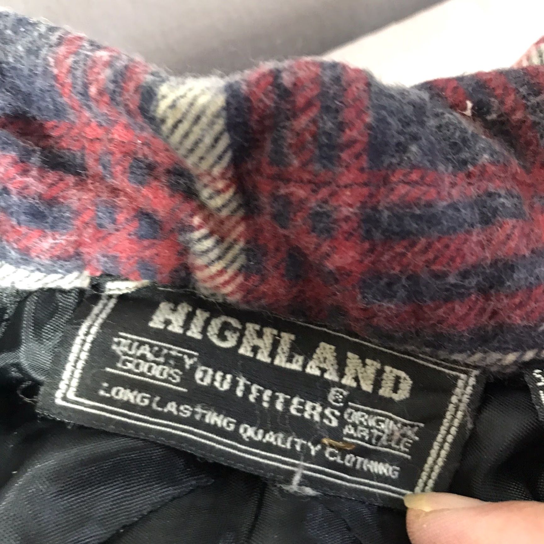 Highland 2000 VINTAGE Highland Outfitters Plaid Insulated Jacket Mens Size L - Cotton Flannel Mid-Length Button-Up for Casual Workwear Size US L / EU 52-54 / 3 - 3 Thumbnail