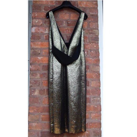 Diane von Furstenberg NWT Diane von Furstenberg Runway Metallic Backless Chastity Size M / US 6-8 / IT 42-44 - 9 Thumbnail