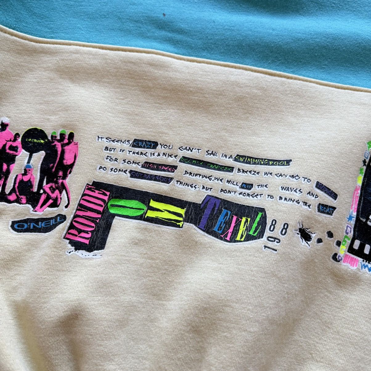 Vintage 1988 O’Neill Big Logo Sweatshirt Billabong Vibe Surf
