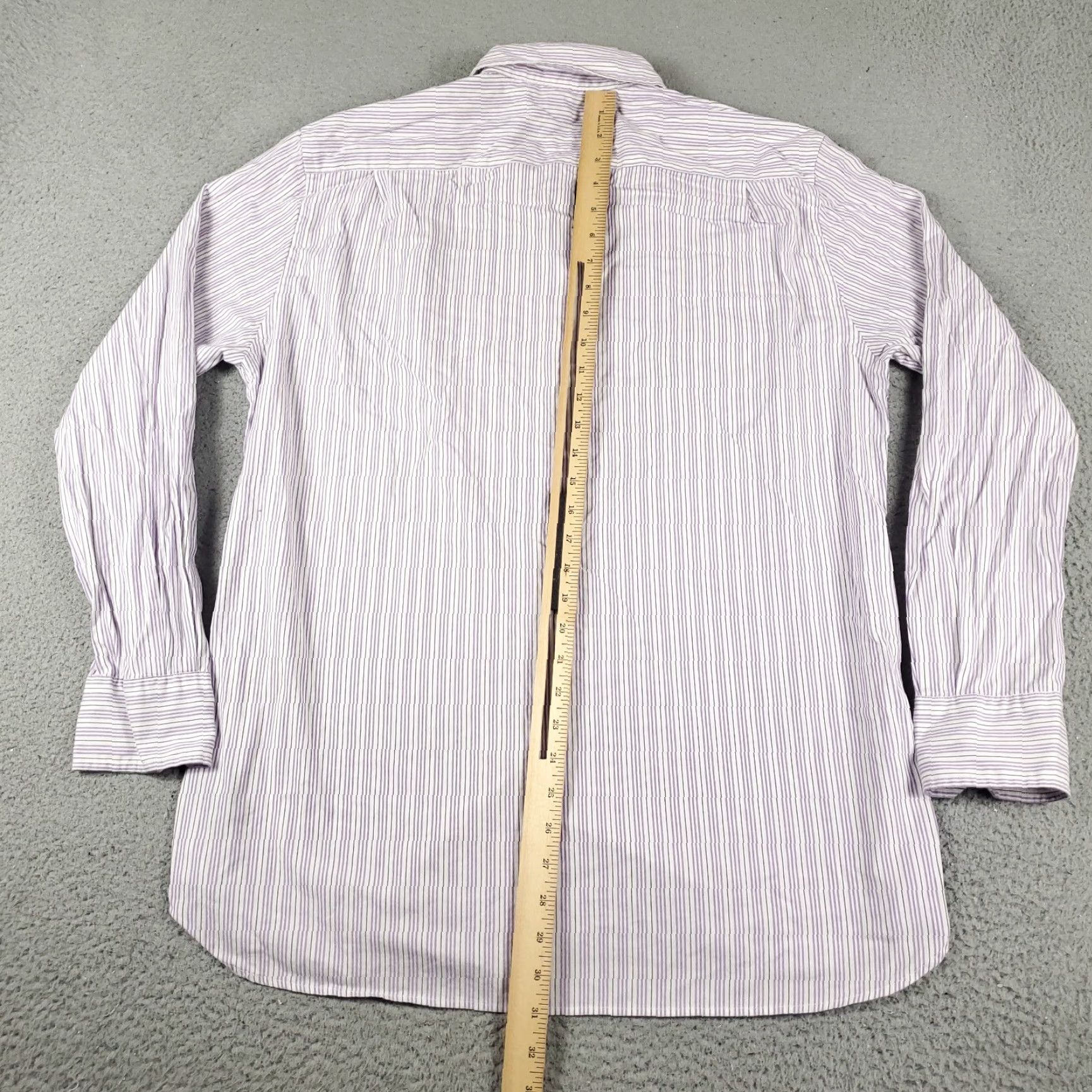 Tommy Hilfiger Tommy Hilfiger Shirt Mens L Purple Striped Button-Up Long Sleeve Casual Business Formal Party/Cocktail Workwear Size US L / EU 52-54 / 3 - 4 Thumbnail