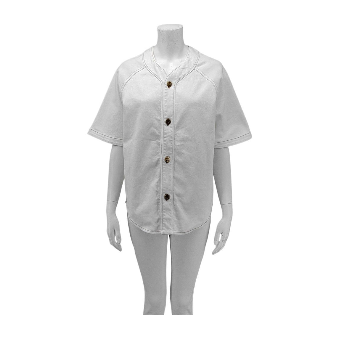 Louis Vuitton Louis Vuitton Cotton Blend Button Up Shirt Size M Size M / US 6-8 / IT 42-44 - 1 Thumbnail
