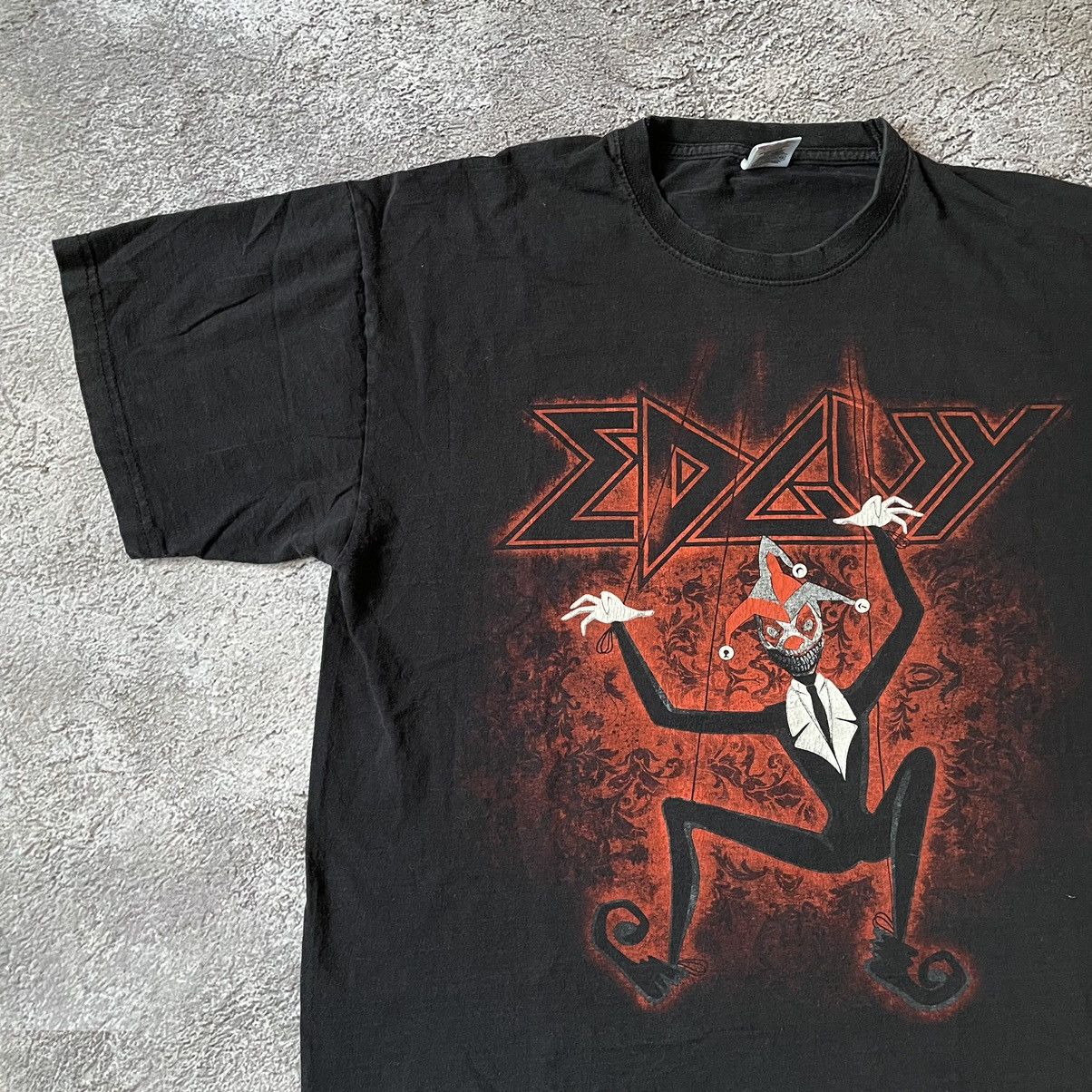 Vintage Vintage 2000s Edguy Band Tee Graphic Horror Punk Grunge L Size US L / EU 52-54 / 3 - 4 Thumbnail