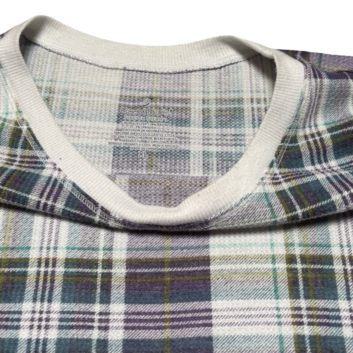 Other Cuddle Duds Plaid Thermal Shirt Size XL Unisex Size US XL / EU 56 / 4 - 7 Thumbnail