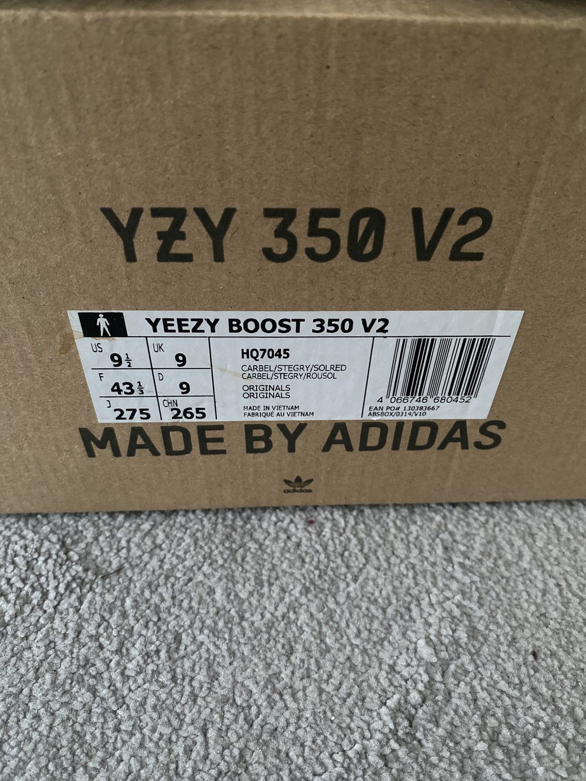 Yeezy Adidas Yeezy Boost 350 V2 Size US 10 / EU 43 - 7 Thumbnail