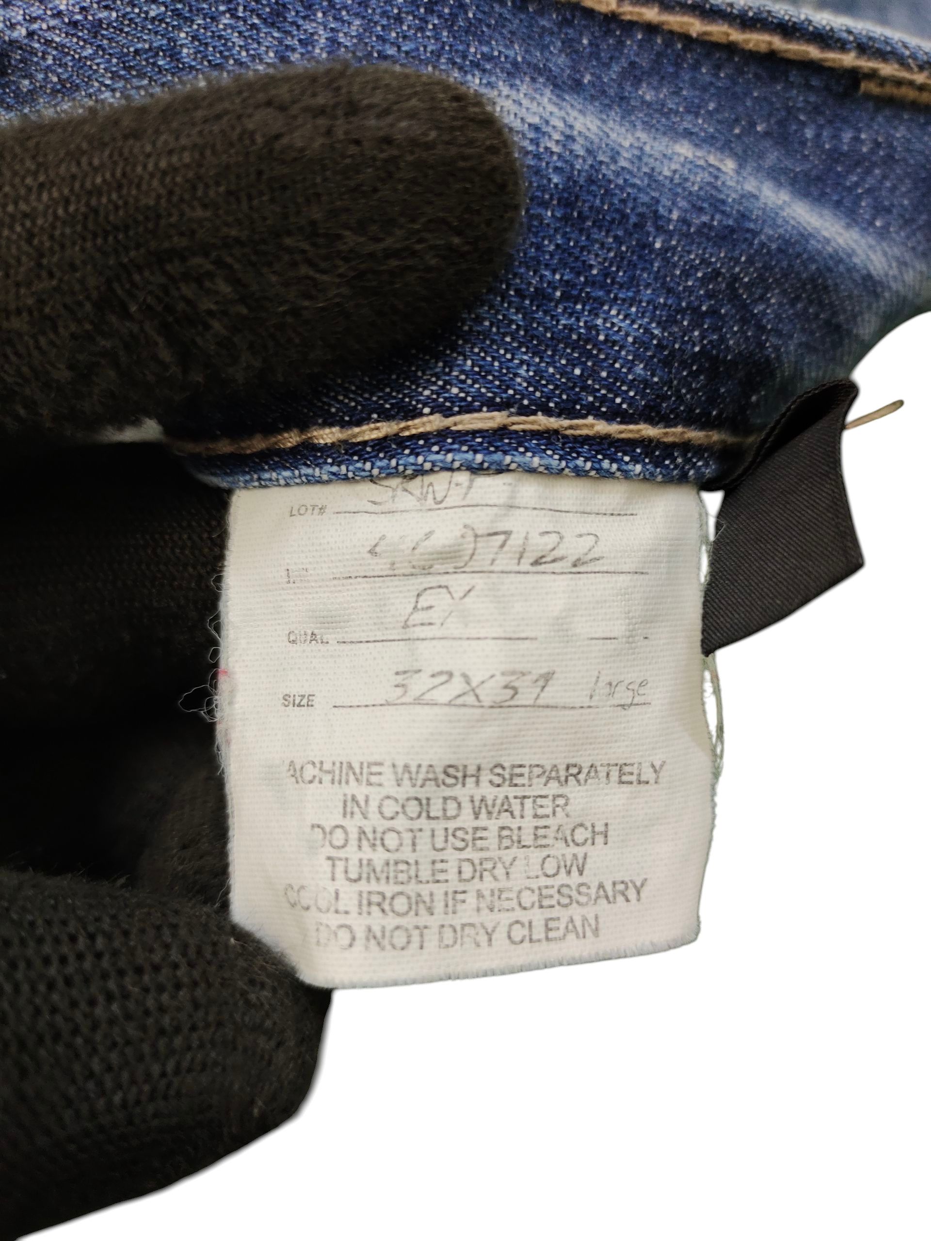 Kapital Vintage 90s Scanner Fundamental Clawmark Distres Denim Jeans Size US 32 / EU 48 - 14 Thumbnail