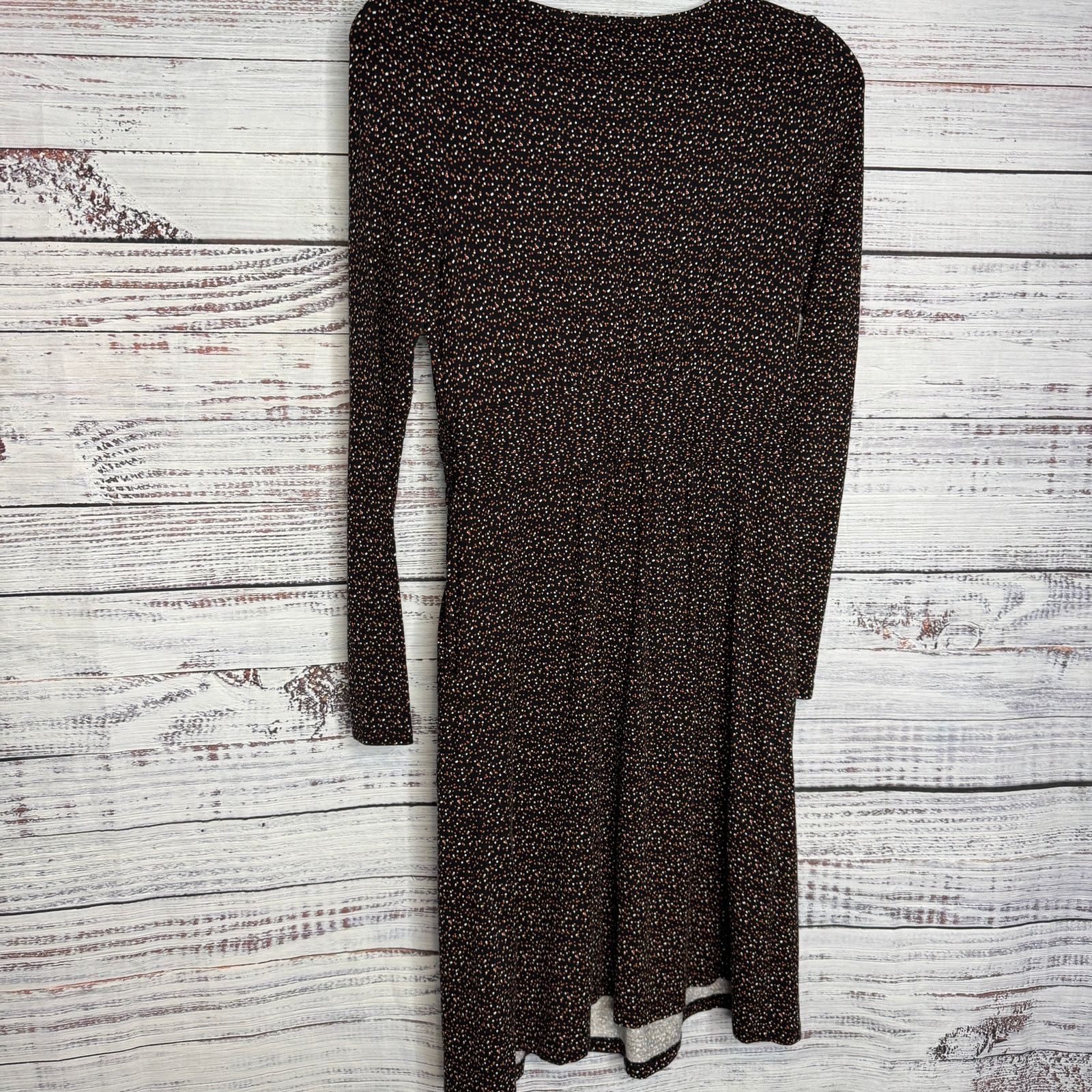Boden Boden Abigail Jersey Dress Black Long Sleeve Soft 2P Size XS / US 0-2 / IT 36-38 - 3 Thumbnail
