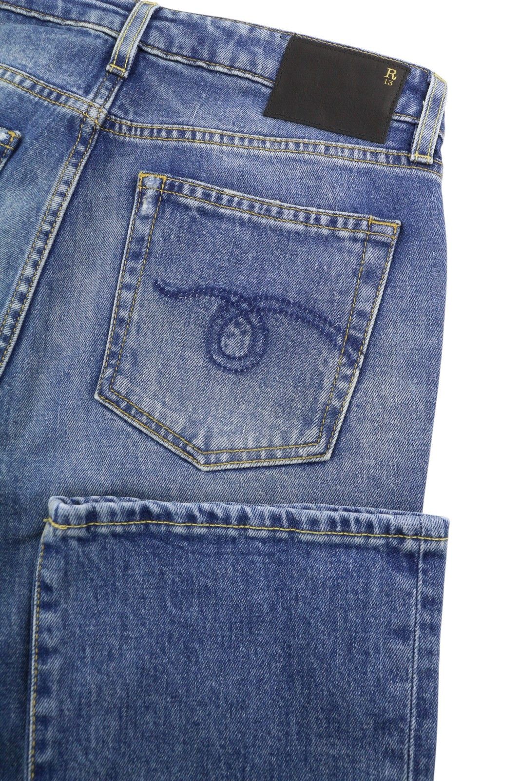 R13 KICK FIT 28 Jasper Faded Blue PS26 88278 Size 28" / US 6 / IT 42 - 6 Thumbnail