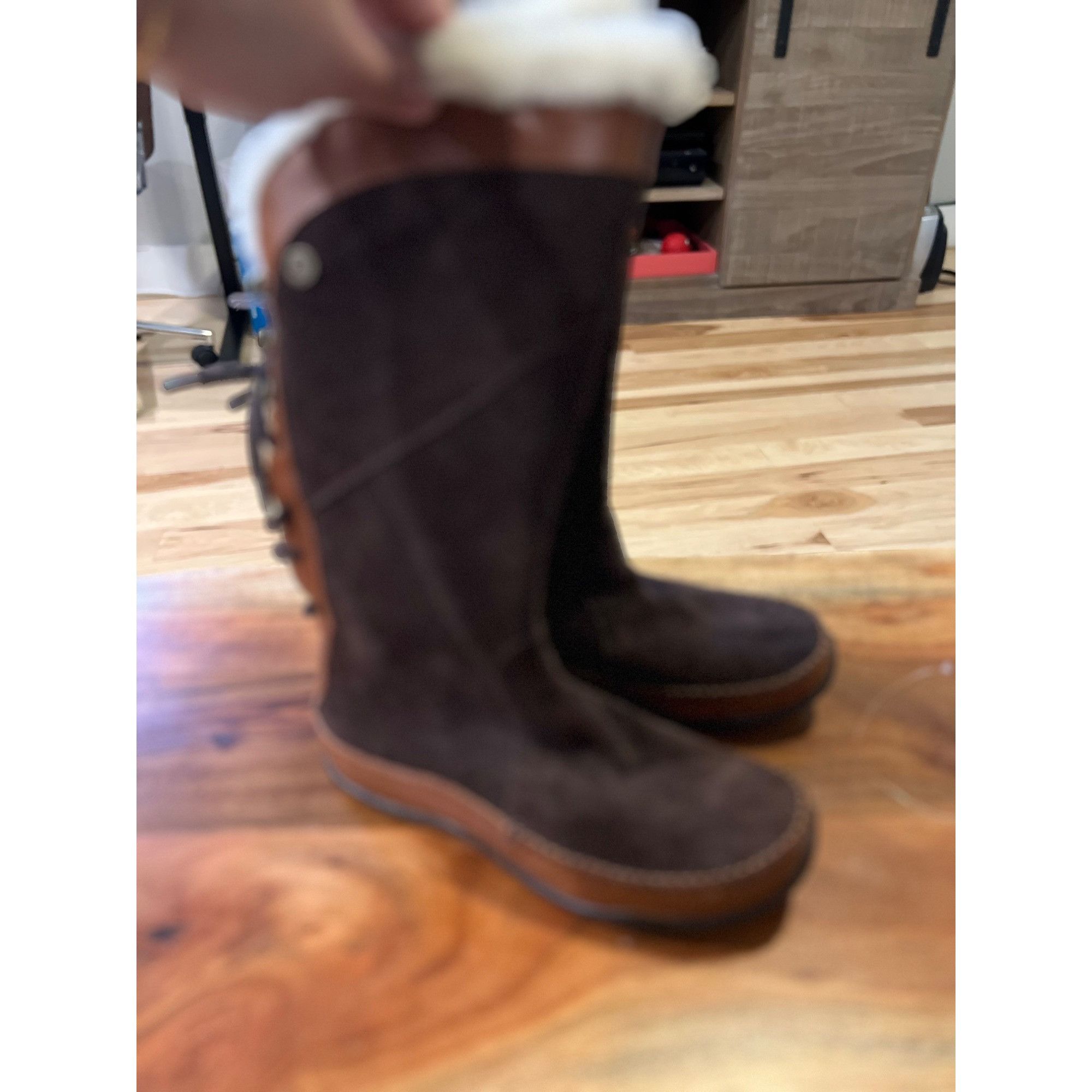 The North Face North Face Primaloft Brown Leather Boots - Size 6 Size US 6 / IT 36 - 2 Thumbnail