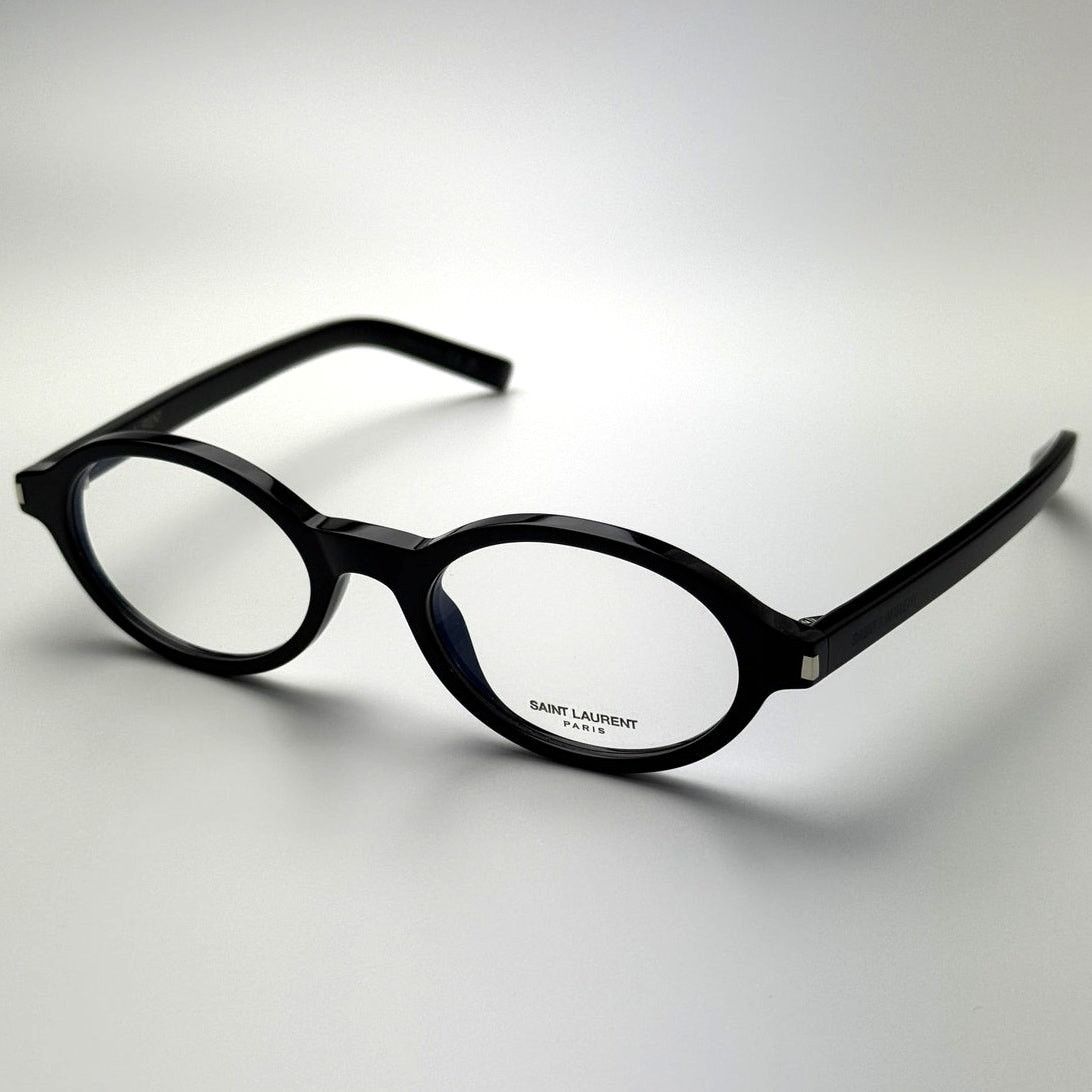 Saint Laurent Paris NEW Saint Laurent SL751 OPT 001 Black/Clear Blue Light Block Size ONE SIZE - 4 Thumbnail