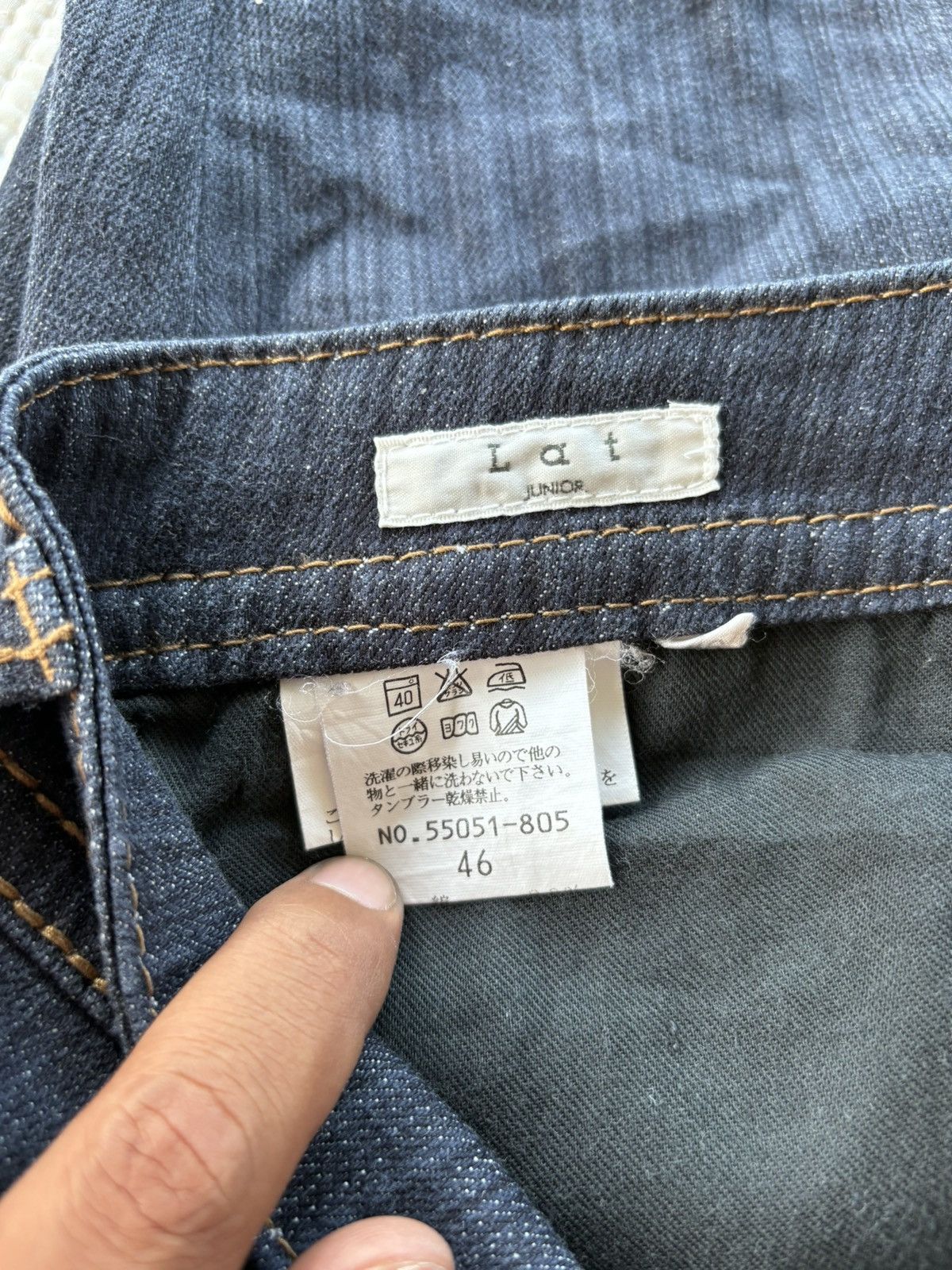 Other Lat International World Jeans Streetwear Flared Denim Size US 33 - 16 Thumbnail