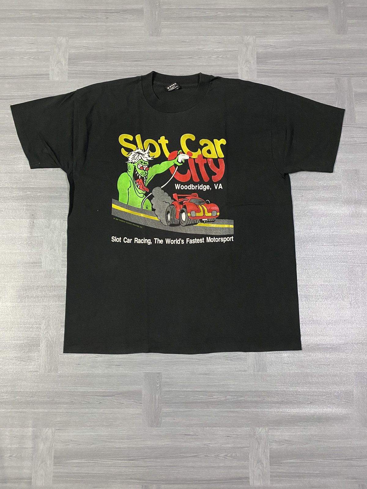 Vintage Vintage 90s Slot Car City Woodbrige VA Size US XL / EU 56 / 4 - 1 Thumbnail