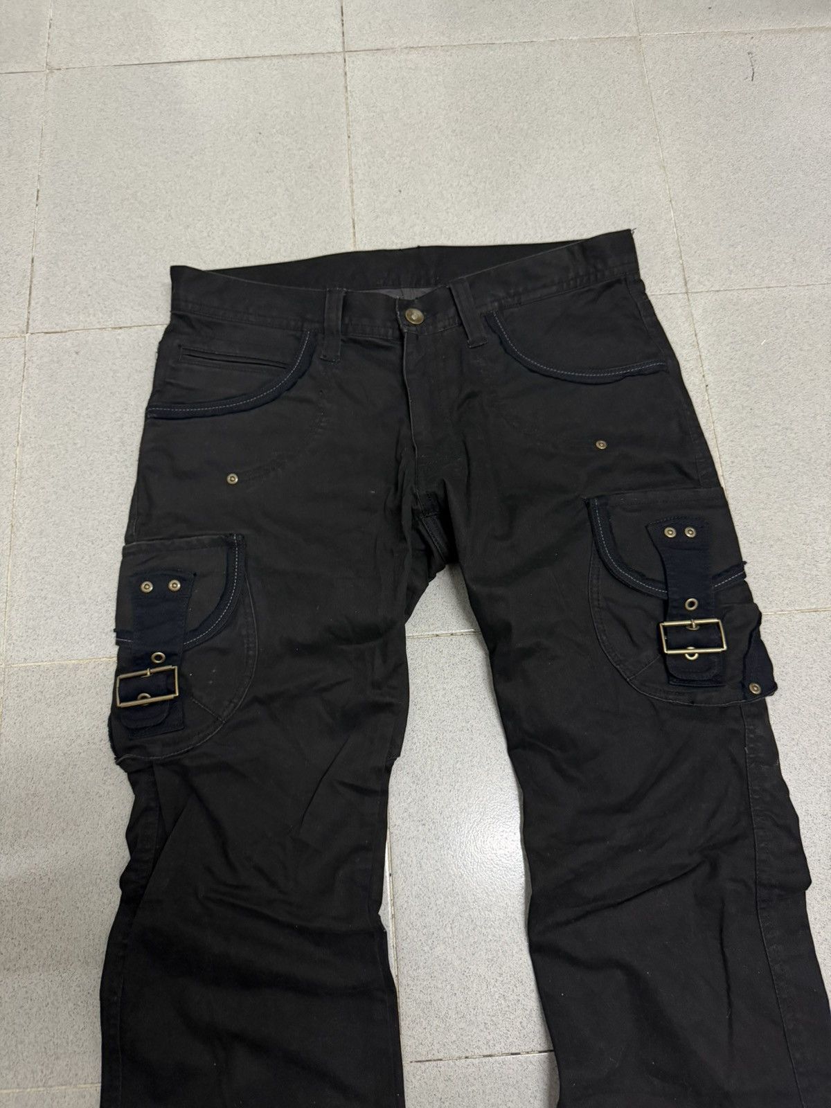 Japanese Brand Vintage Difference Rupert Cargo Style Pants Size US 33 - 3 Thumbnail