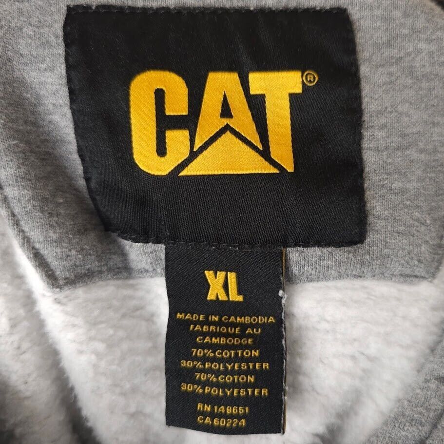 Other Caterpillar CAT Sweatshirt Hoodie Mens Size XL Gray Size US XL / EU 56 / 4 - 4 Thumbnail