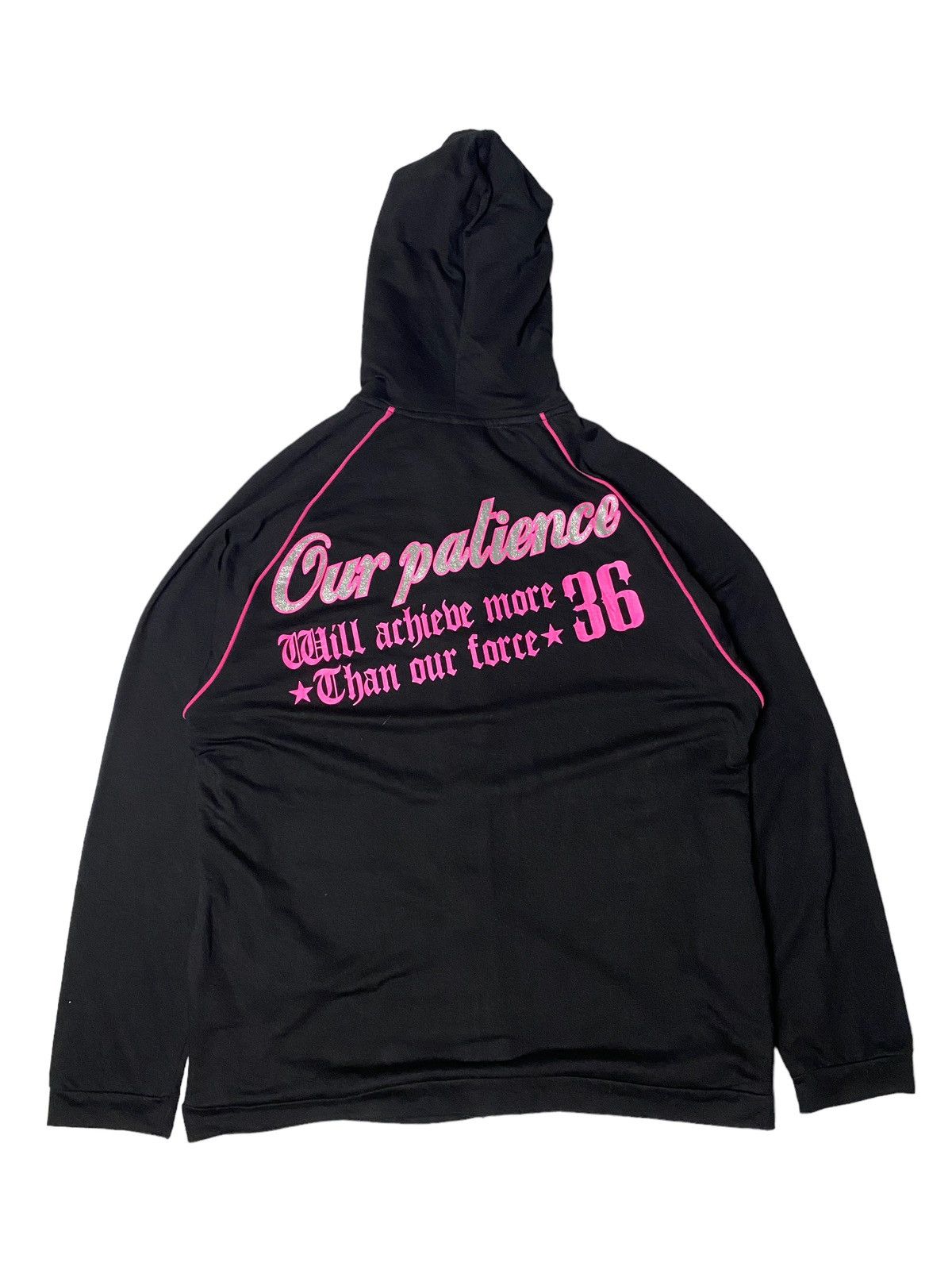 Hysteric Glamour 2000's Strange Heaven Japanese Poem Cross Hoodie Size US L / EU 52-54 / 3 - 4 Thumbnail