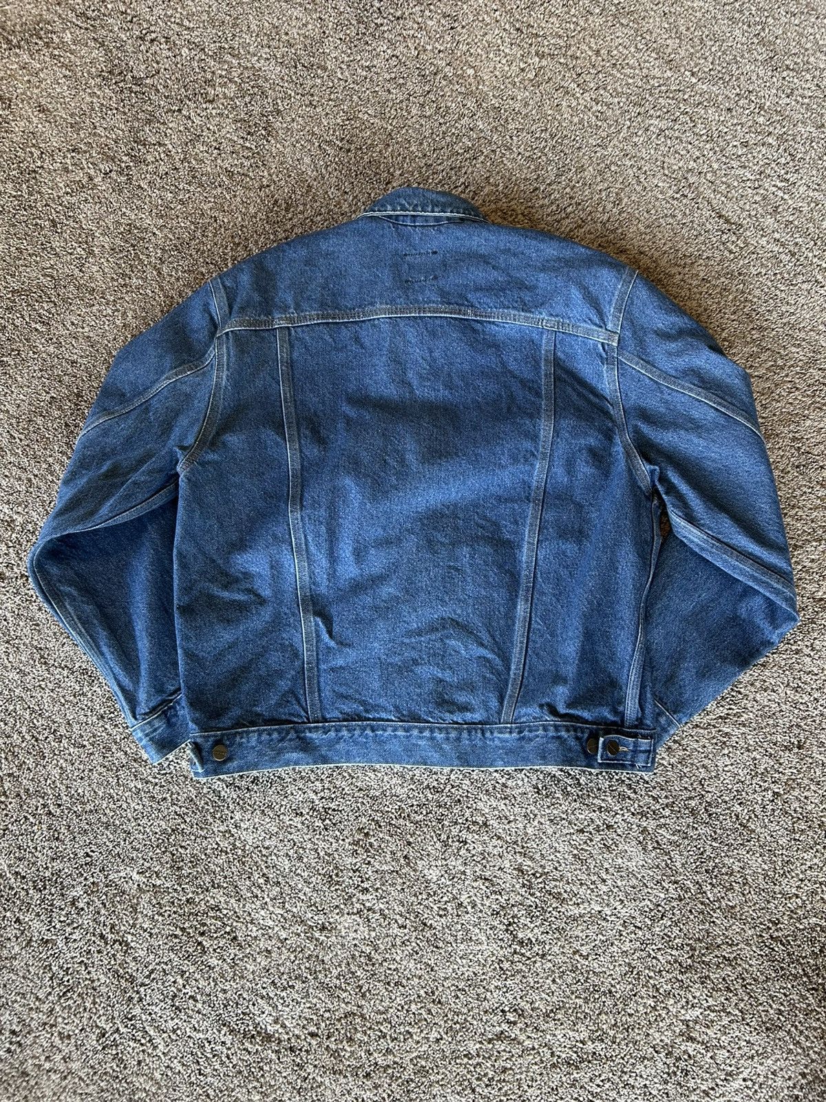 Carhartt Vintage Carhartt Denim Trucker Jacket Size US L / EU 52-54 / 3 - 3 Thumbnail