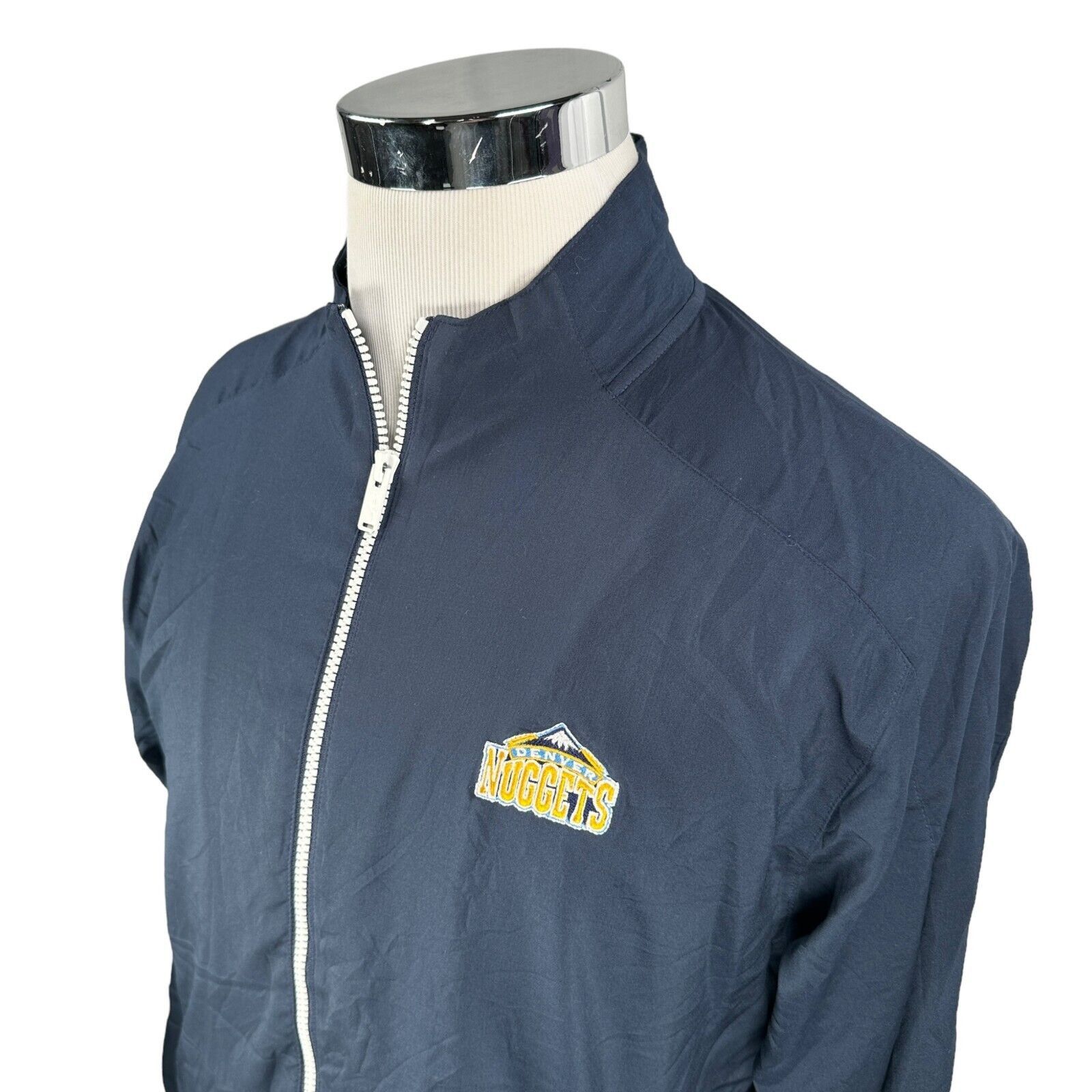 Adidas Adidas Denver Nuggets Warmup Jacket Medium Team Issue Blue Size US M / EU 48-50 / 2 - 2 Thumbnail