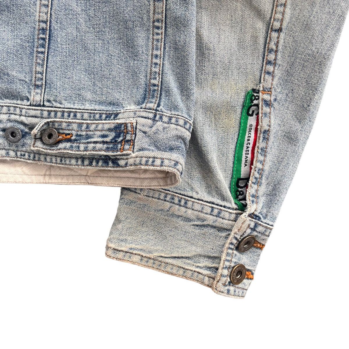 Dolce & Gabbana × Japanese Brand Archive Dolce and Gabbana Washed Denim Jacket Size US M / EU 48-50 / 2 - 6 Thumbnail