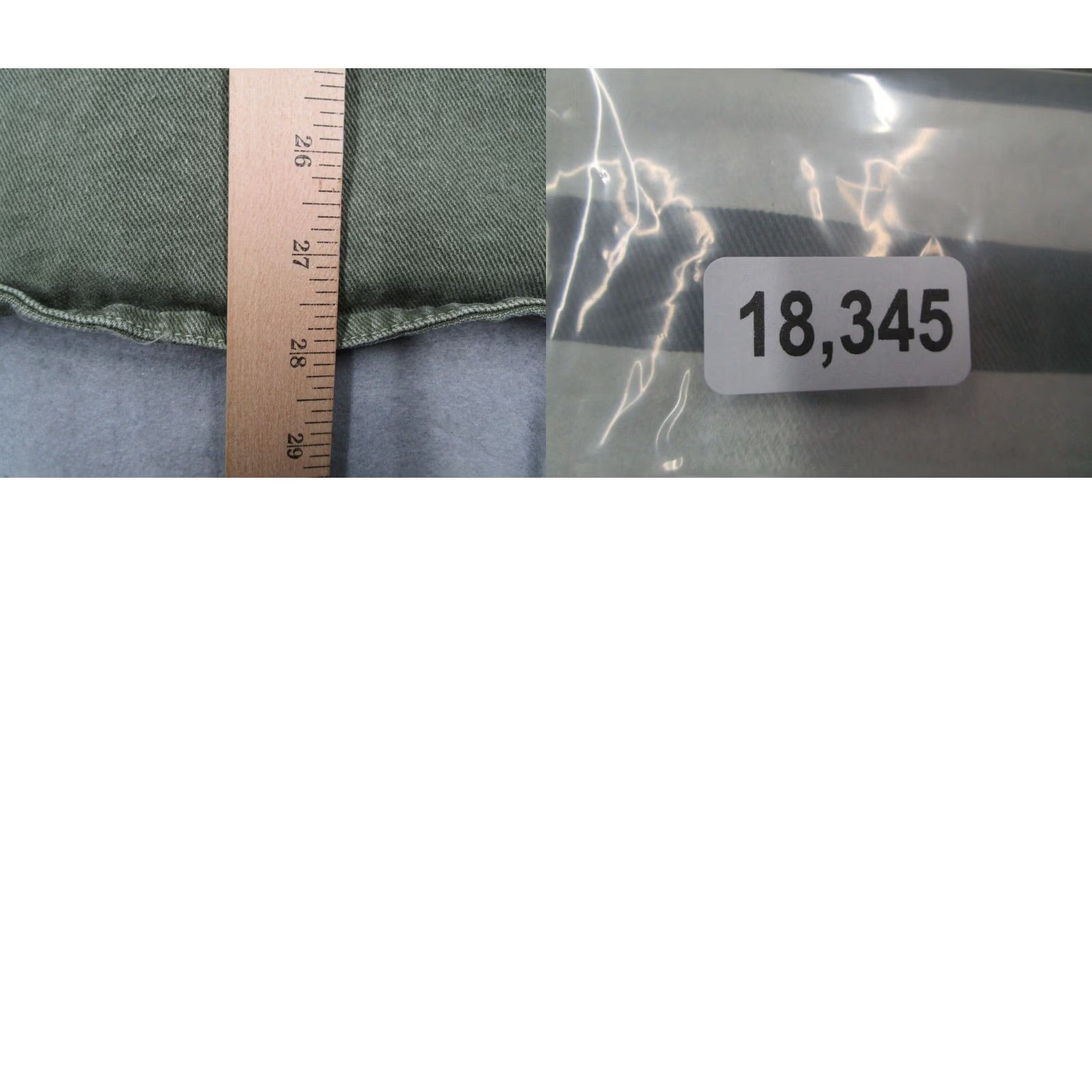 Zara ZARA Men's Medium Green Denim Shacket Distressed Relaxed Fit with Pearl Snaps Size US M / EU 48-50 / 2 - 8 Thumbnail