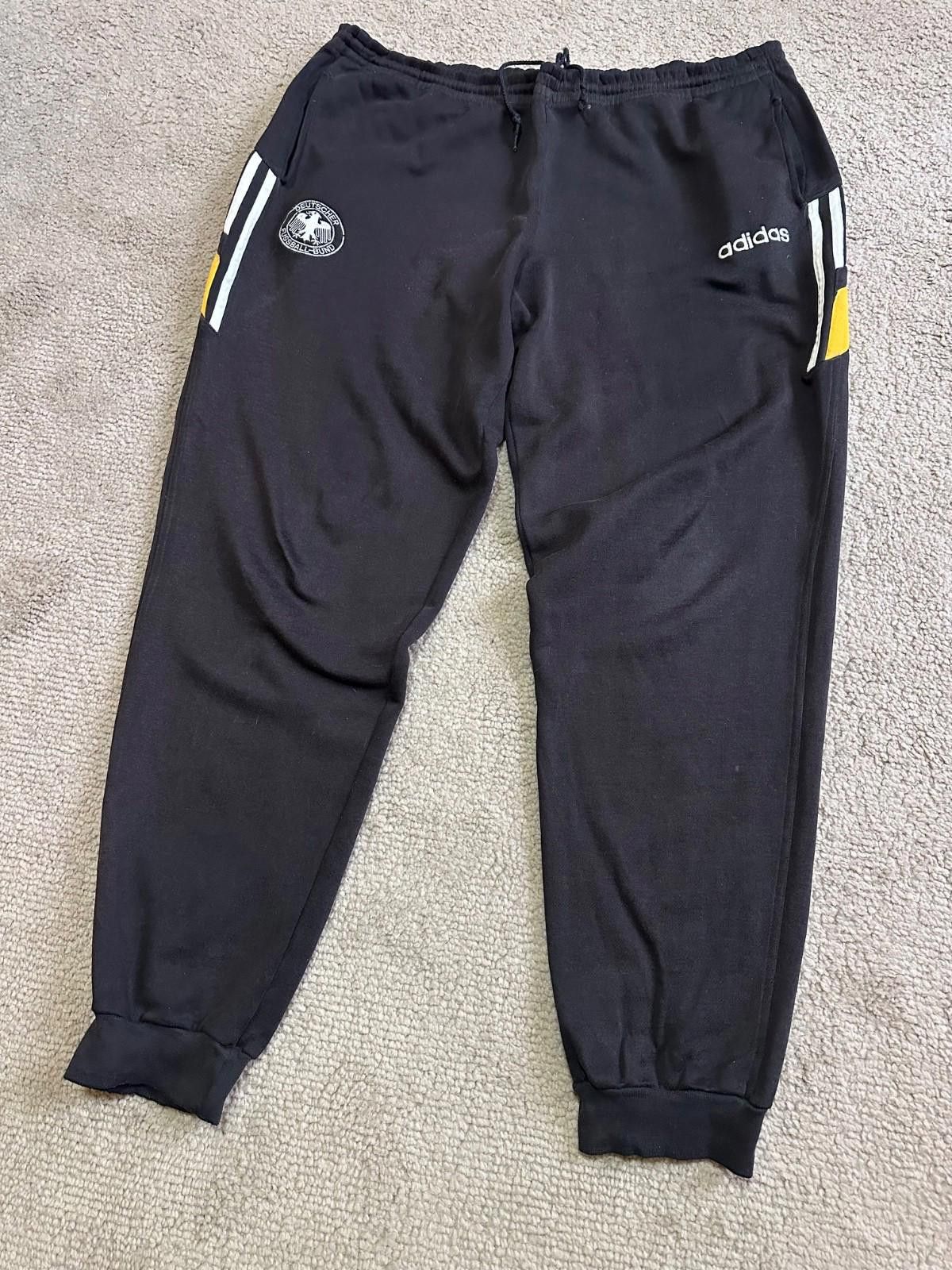 Adidas 1996-97 Germany adidas Football Soccer Track Pants/Bottoms Size US 36 / EU 52 - 2 Thumbnail