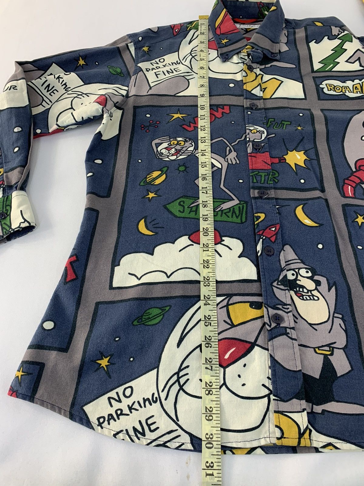 Jean Charles De Castelbajac Vintage Castelbajac X Pink Panther All Over Printed Italy Size US L / EU 52-54 / 3 - 8 Thumbnail