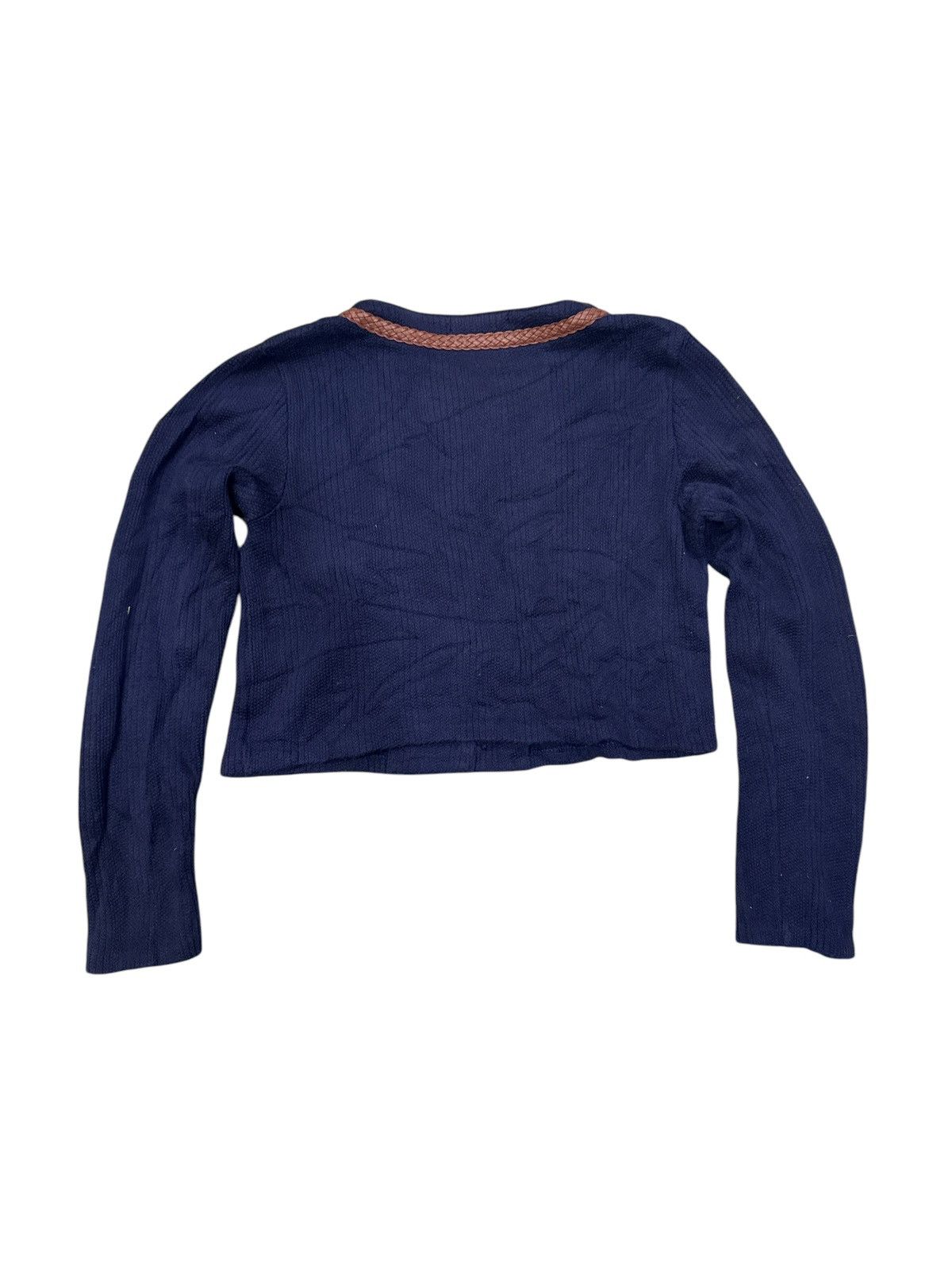 Hysteric Glamour × Japanese Brand HYSTERIC GLAMOUR KNITTED CROPPED CARDIGAN 3G] Size M / US 6-8 / IT 42-44 - 2 Thumbnail