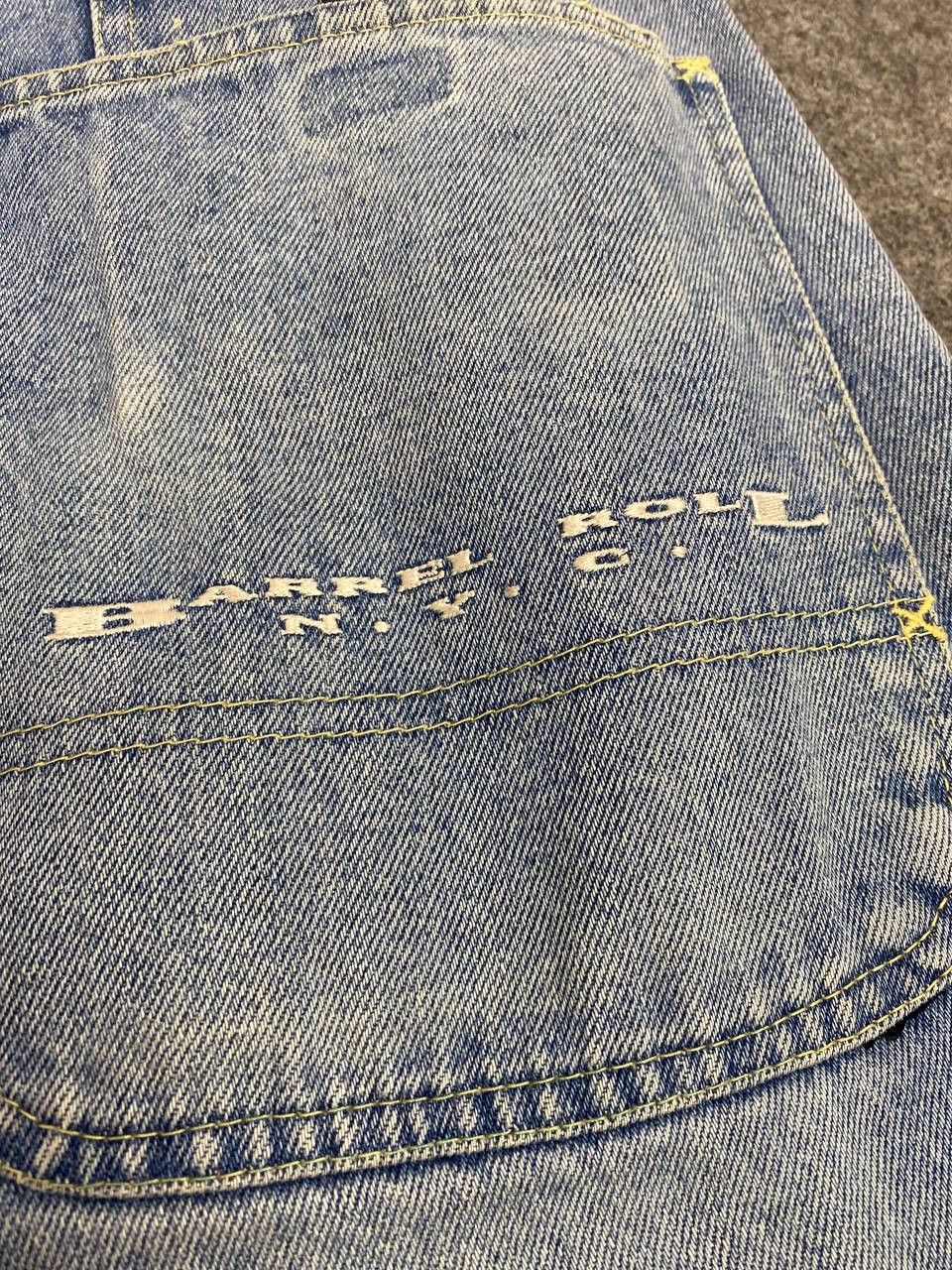 JNCO barrel roll nyc baggy jeans nice design Size US 31 - 4 Thumbnail
