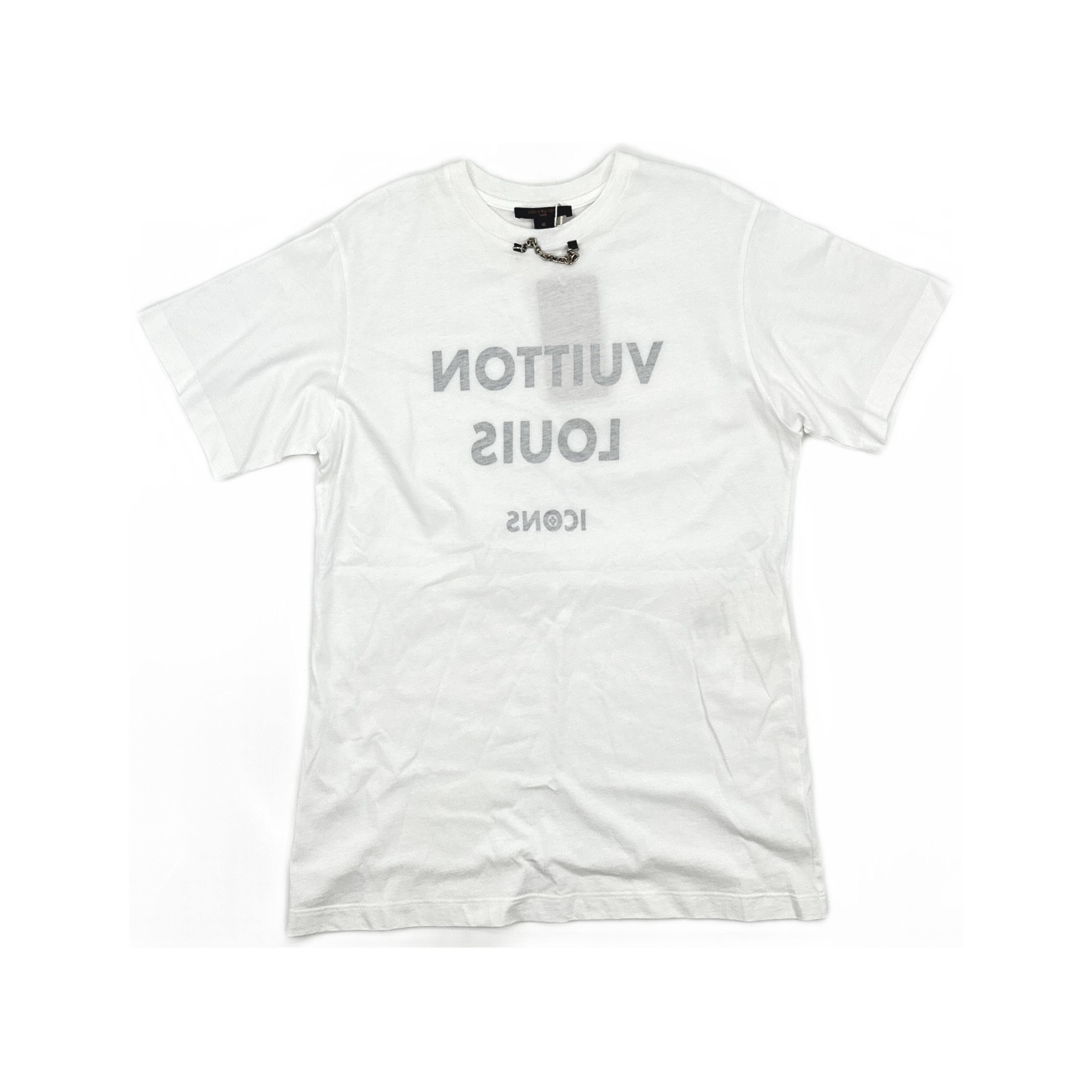 Louis Vuitton Louis Vuitton Chain Detail Logo T-Shirt Size XL Size XL / US 12-14 / IT 48-50 - 1 Thumbnail