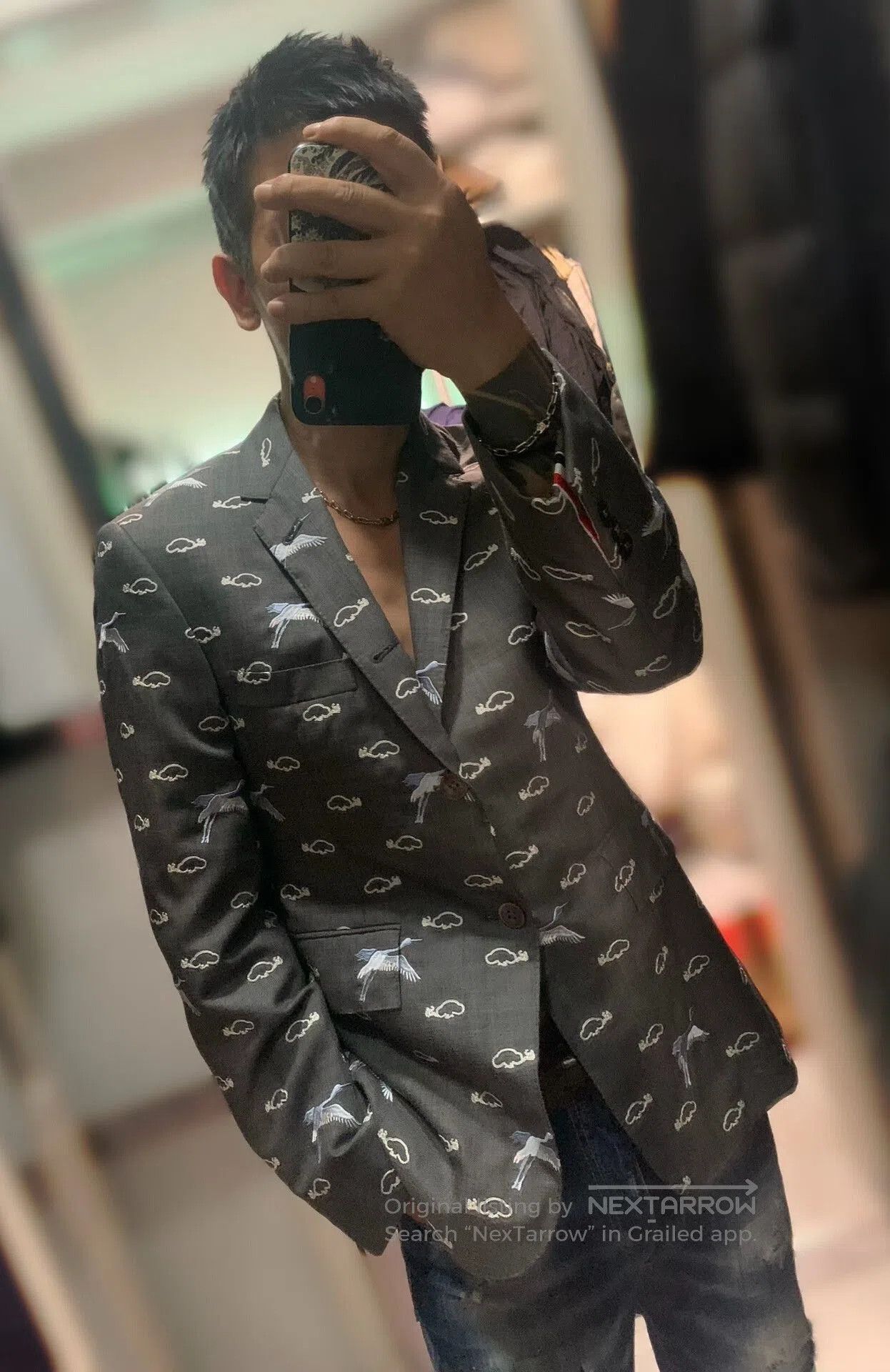 Thom Browne thom browne crane embroidered suit jacket. Size US M / EU 48-50 / 2 - 1 Thumbnail