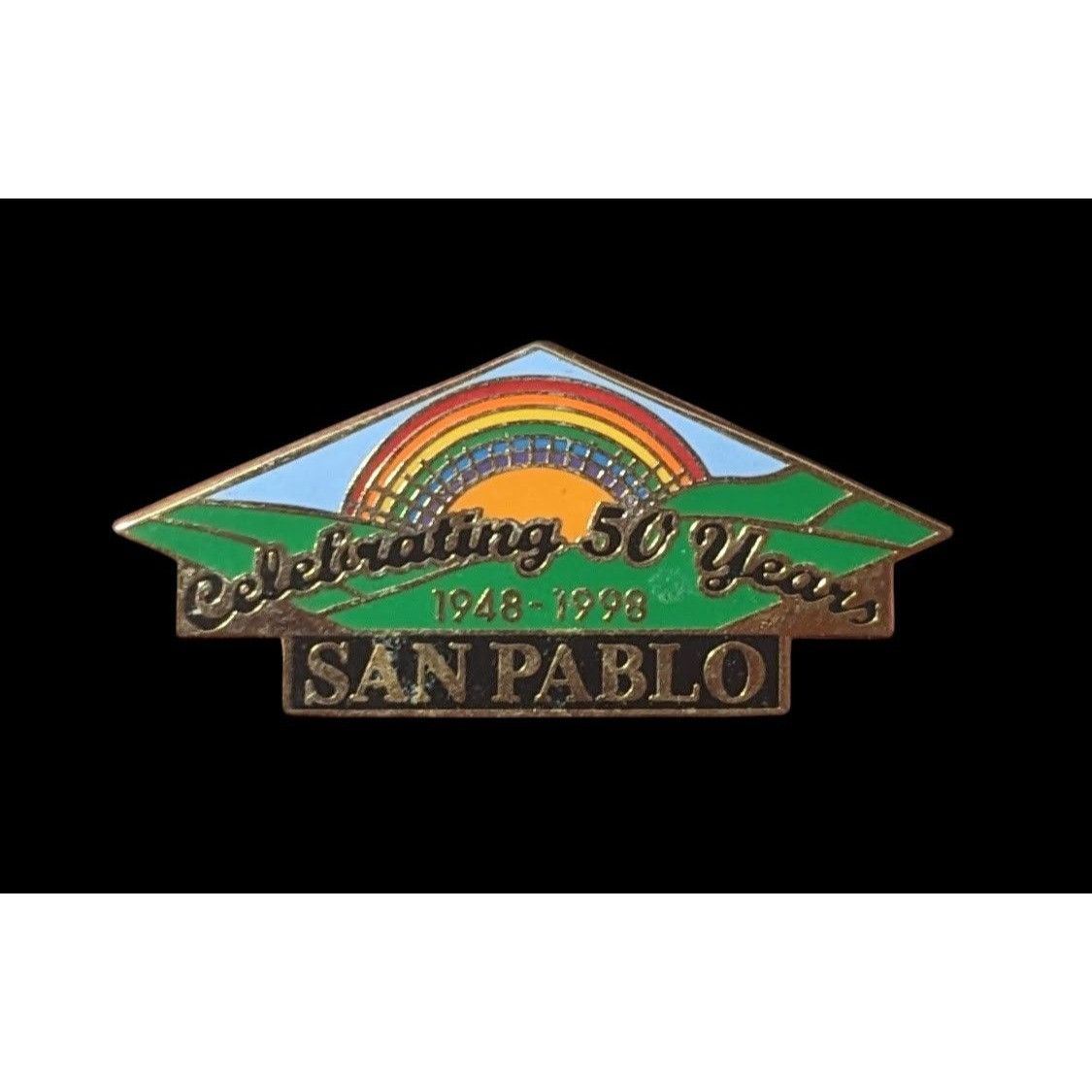 Other Vintage 90s San Pablo 50 Year Anniversary Lapel Pin Size ONE SIZE - 1 Thumbnail