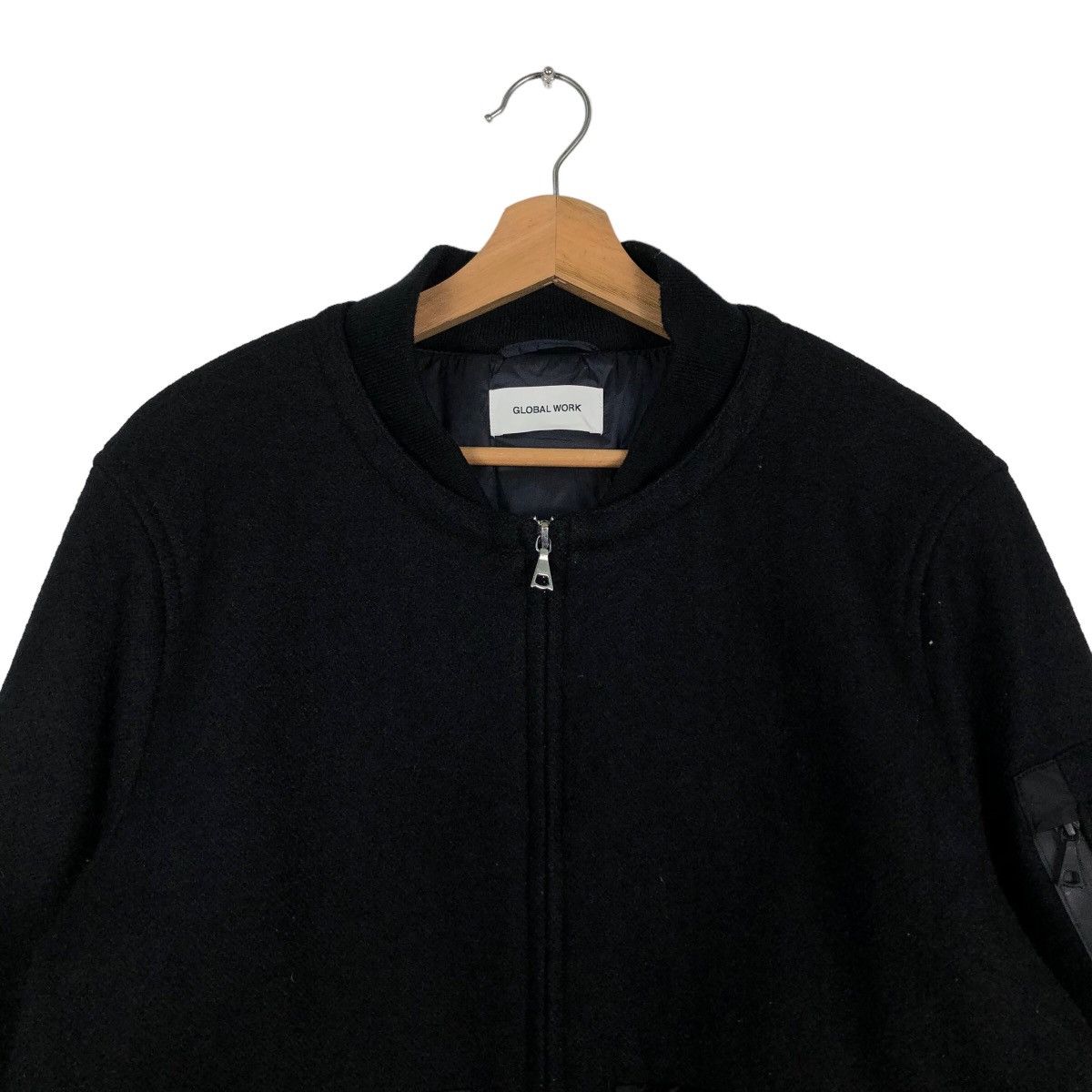 Japanese Brand 🔥90s Riot Riot Bomber Jacket Global Work Issey Miyake Black Size US XL / EU 56 / 4 - 3 Thumbnail