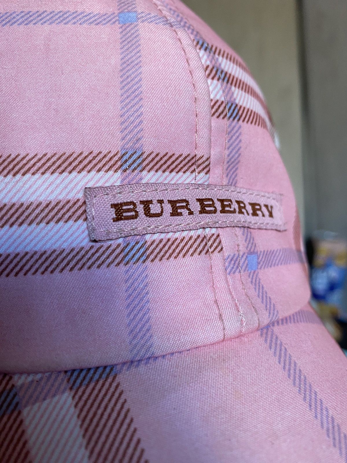 Burberry ❗️EXTRA RARE❗️pink burberry vintage luxury cap Size ONE SIZE - 3 Thumbnail