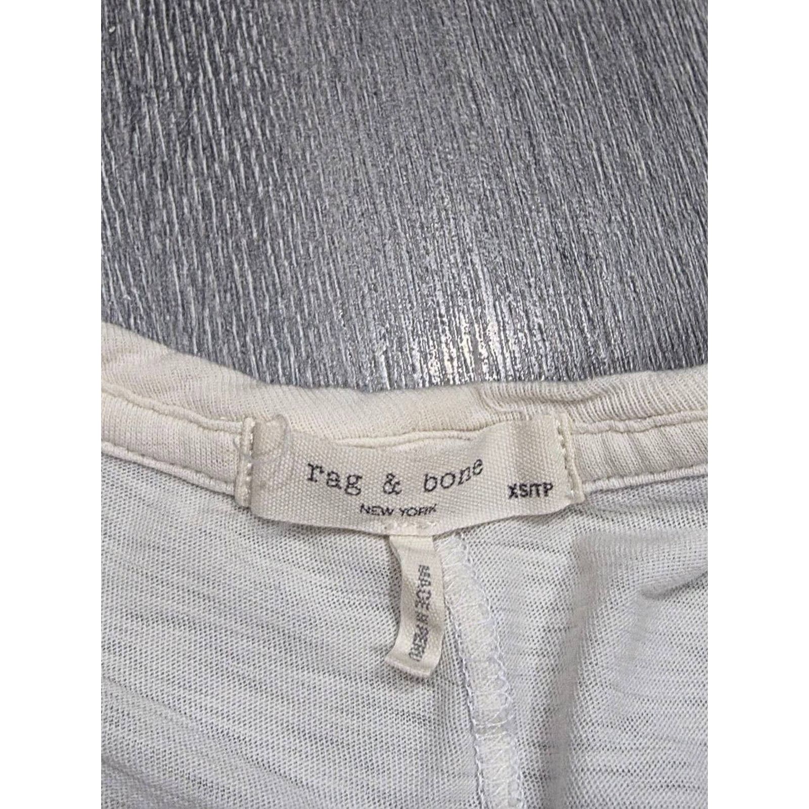 Rag & Bone Rag & Bone Women's 100% Pima Cotton Top T-shirt XS A003193 Size XS / US 0-2 / IT 36-38 - 5 Thumbnail