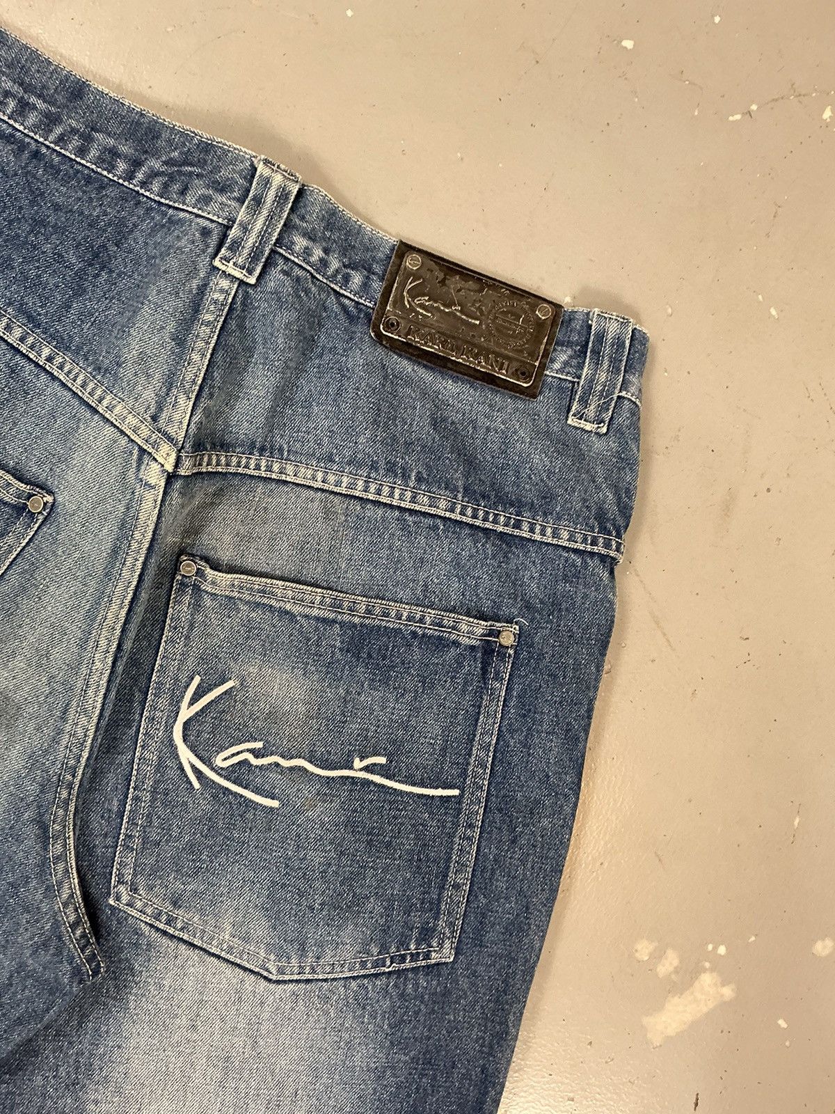 Karl Kani × Vintage Vintage Karl Kani embroidered denim Size US 34 / EU 50 - 16 Thumbnail