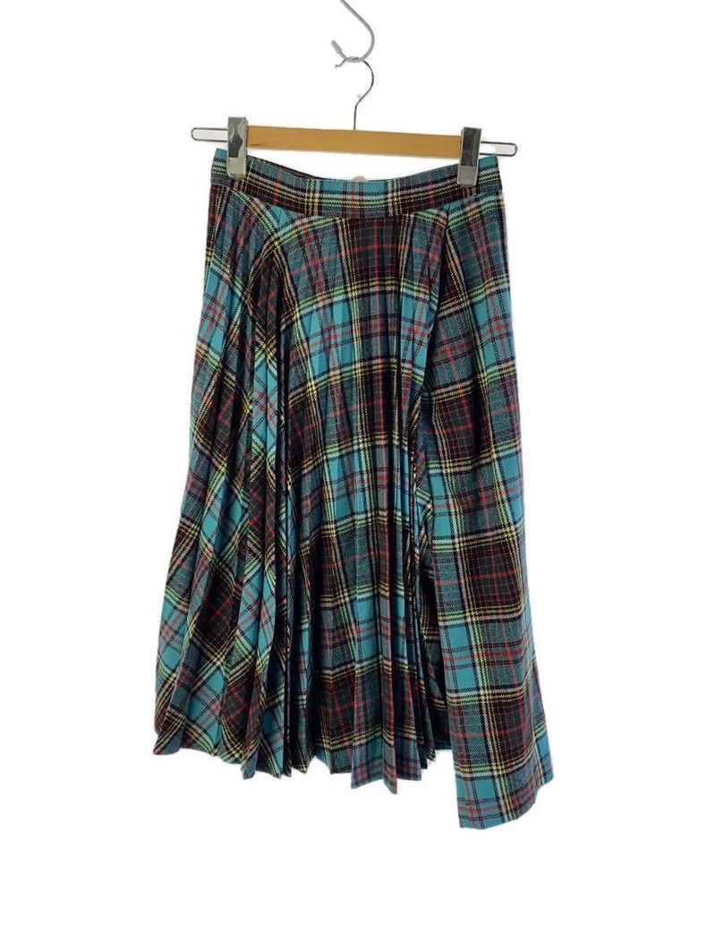 Comme des Garcons Comme Des Garcons size XS Blue Retro Plaid Design Skirt Size 24" / US 00 / IT 34 - 1 Thumbnail