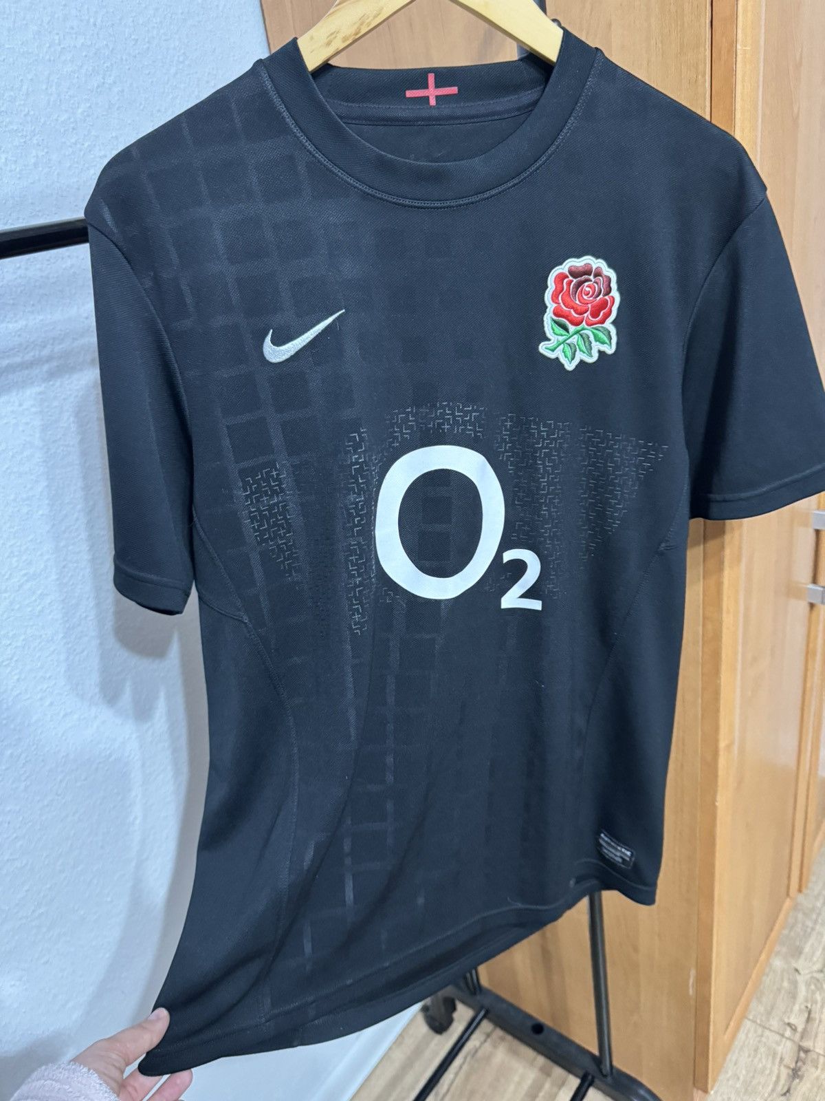 Nike Nike England Rugby Training Jersey (O2 Sponsor) - Black Size US M / EU 48-50 / 2 - 12 Thumbnail