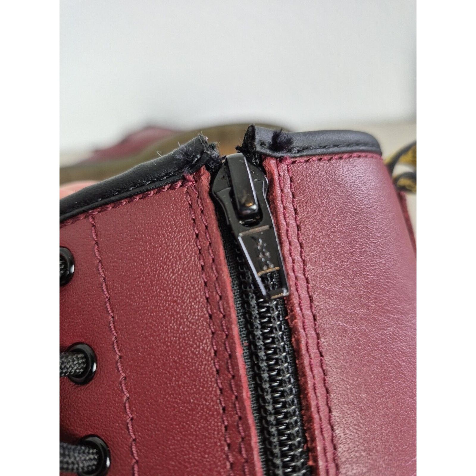 Dr. Martens Dr. Martens 1460 Y Combat Boots Womens US 7 Cherry Red Size US 7 / IT 37 - 17 Thumbnail