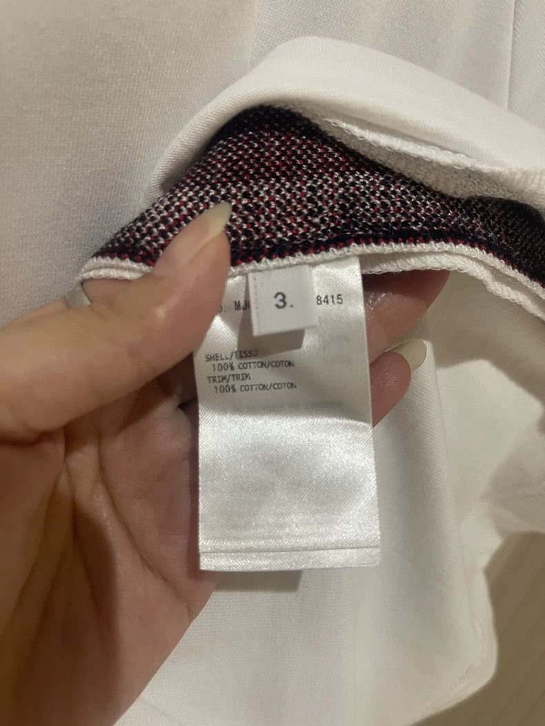 Thom Browne Thom Browne White short sleeves Size US L / EU 52-54 / 3 - 3 Thumbnail