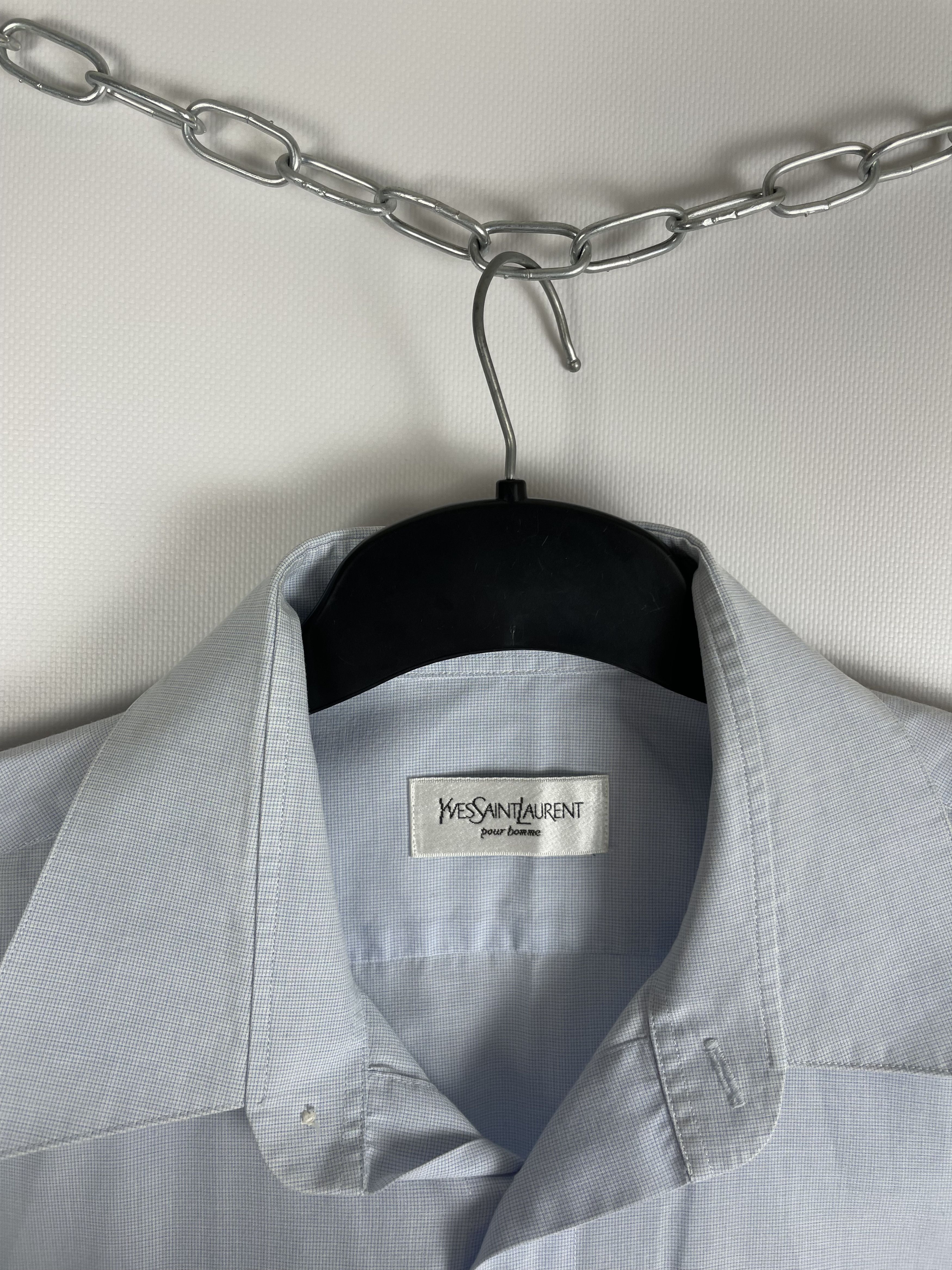 Vintage Vintage Yves Saint Laurent YSL Shirt Button Up Rare Size US L / EU 52-54 / 3 - 5 Thumbnail