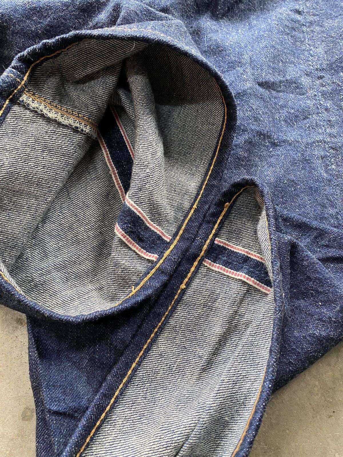 Japanese Brand × Warehouse & Co. Baggy Jeans Japanese Warehouse Denim Redline Selvedge Size US 34 / EU 50 - 10 Thumbnail