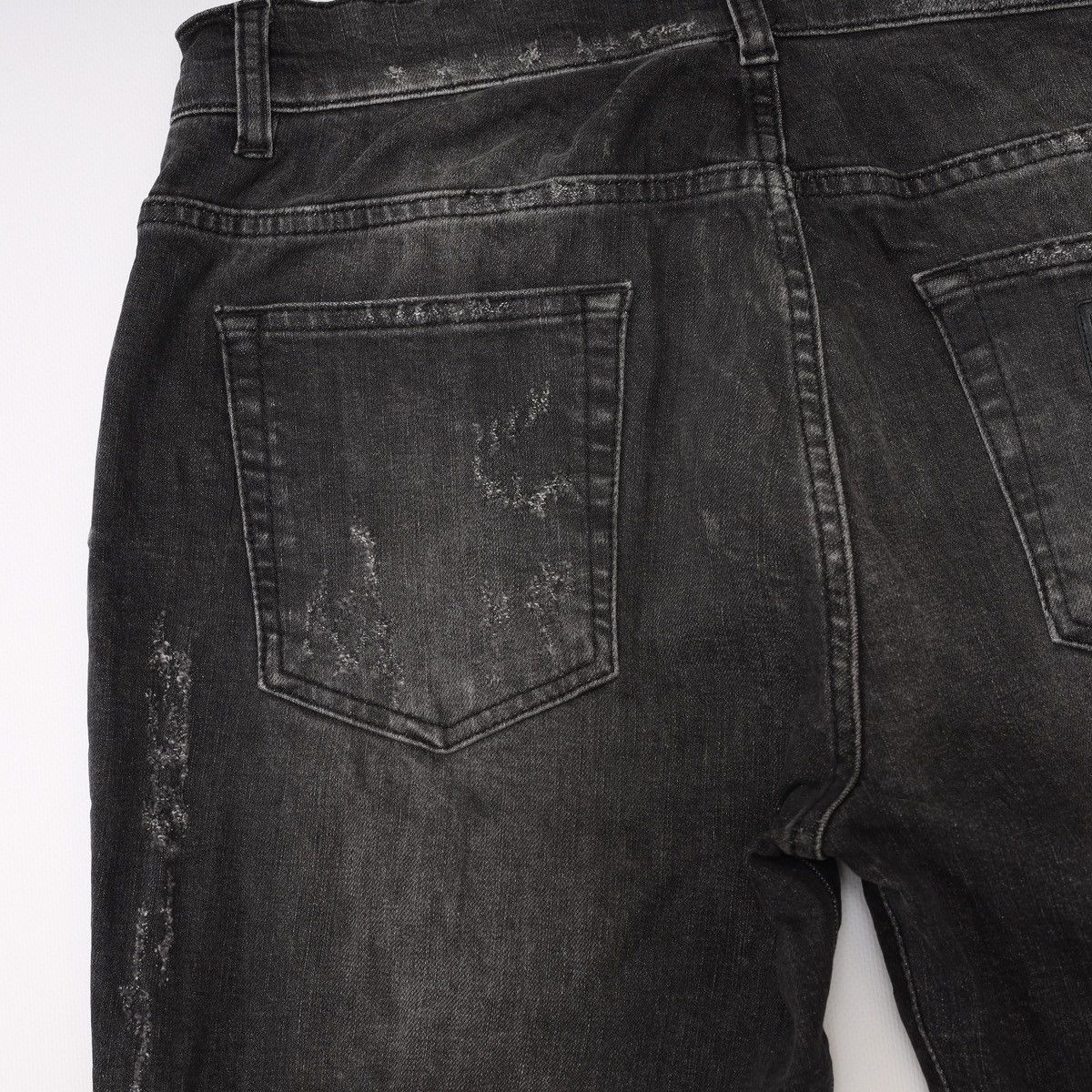 Dolce & Gabbana Dolce Gabbana Slim Grey Denim Jeans Distressed Size US 34 / EU 50 - 16 Thumbnail