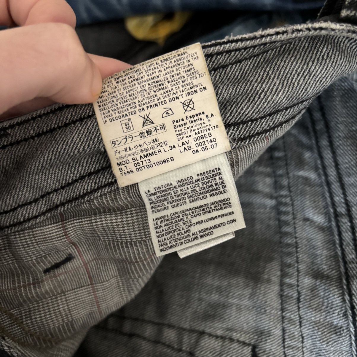 Diesel Vintage Y2K Diesel Italy Jeans Hedi Slimane Style Size US 34 / EU 50 - 13 Thumbnail