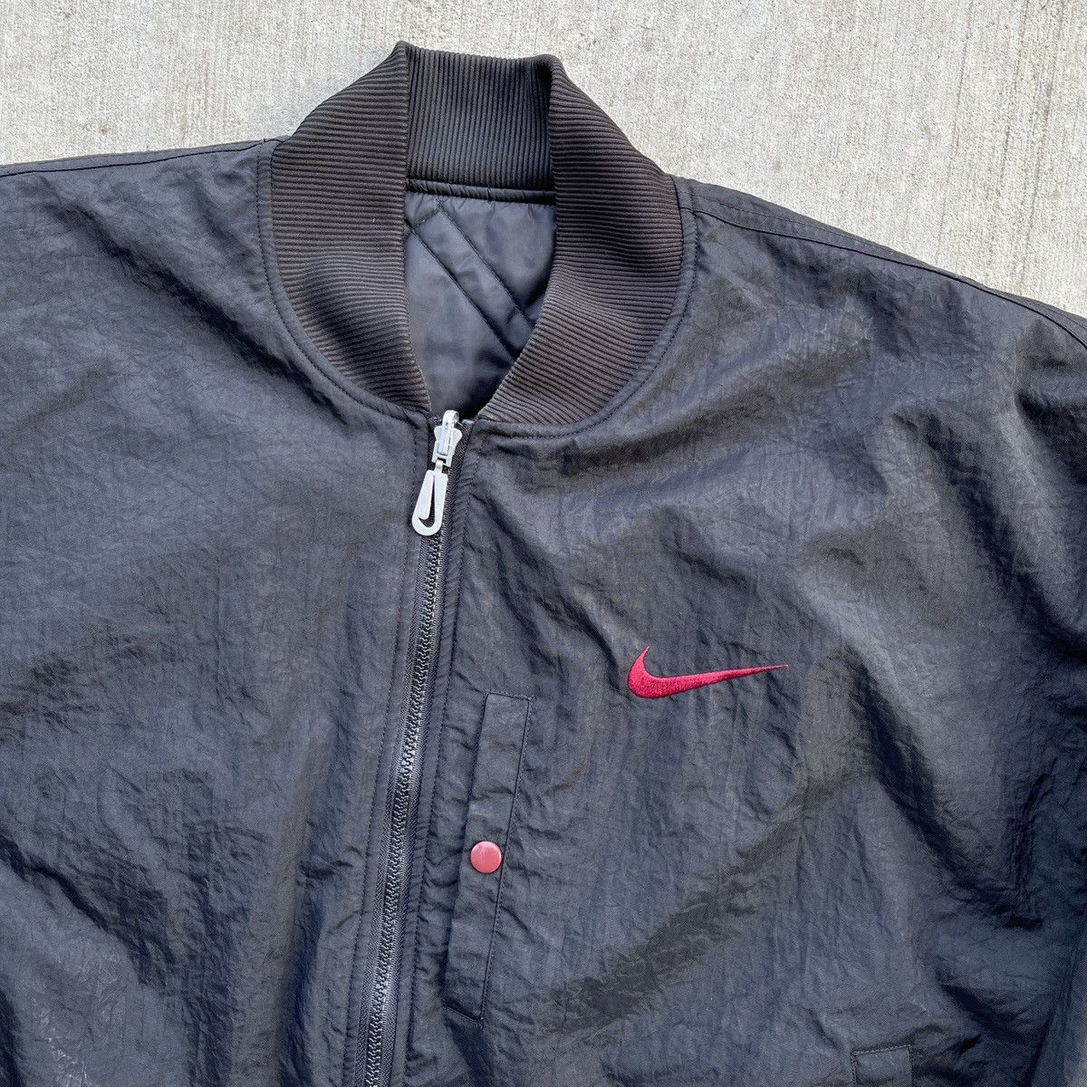 Nike × Vintage Vintage Nike Jacket Reversible Size US L / EU 52-54 / 3 - 6 Thumbnail