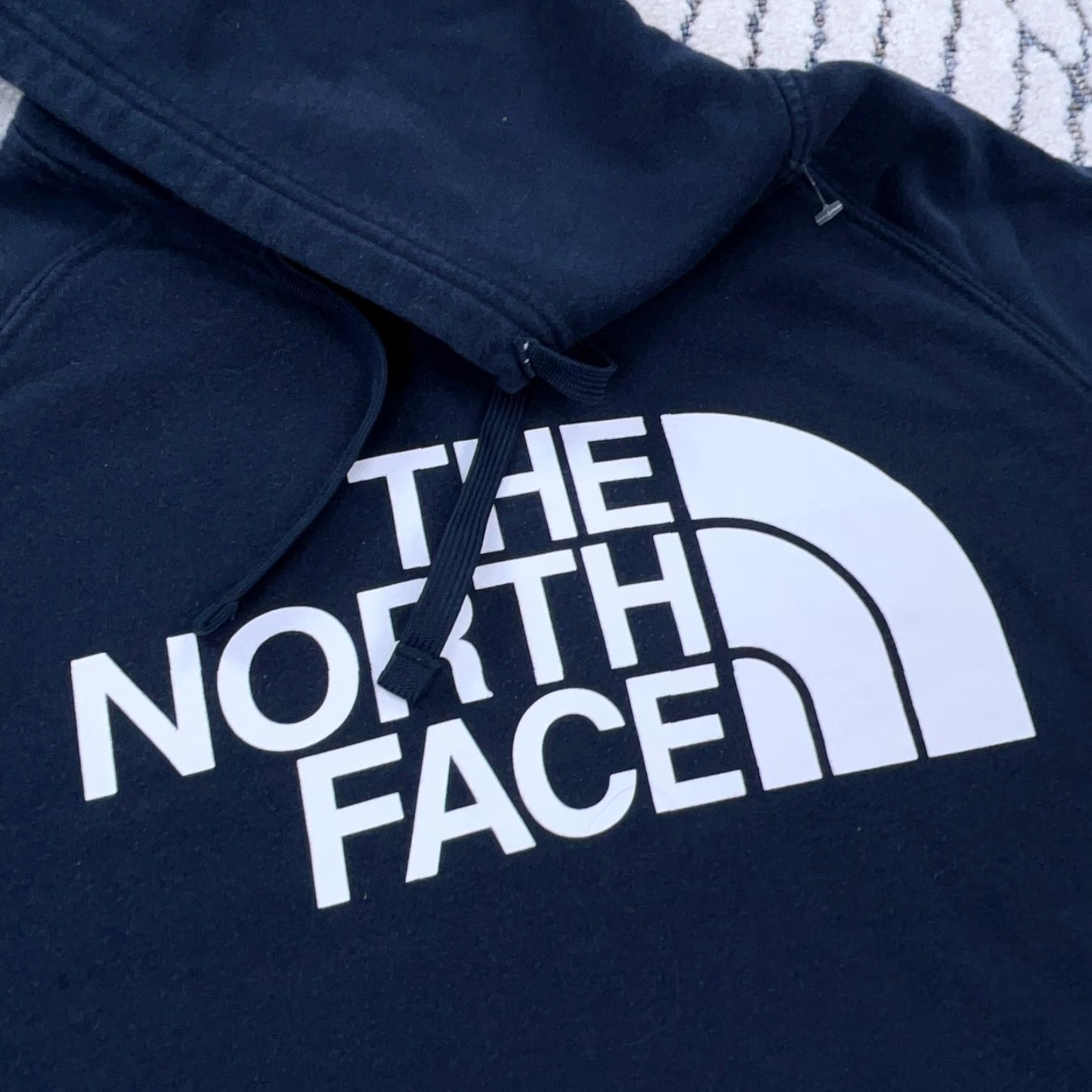 The North Face The North Face Hoodie Women M Blue White Logo Pullover Raglan Sleeve All Seasons Size M / US 6-8 / IT 42-44 - 7 Thumbnail