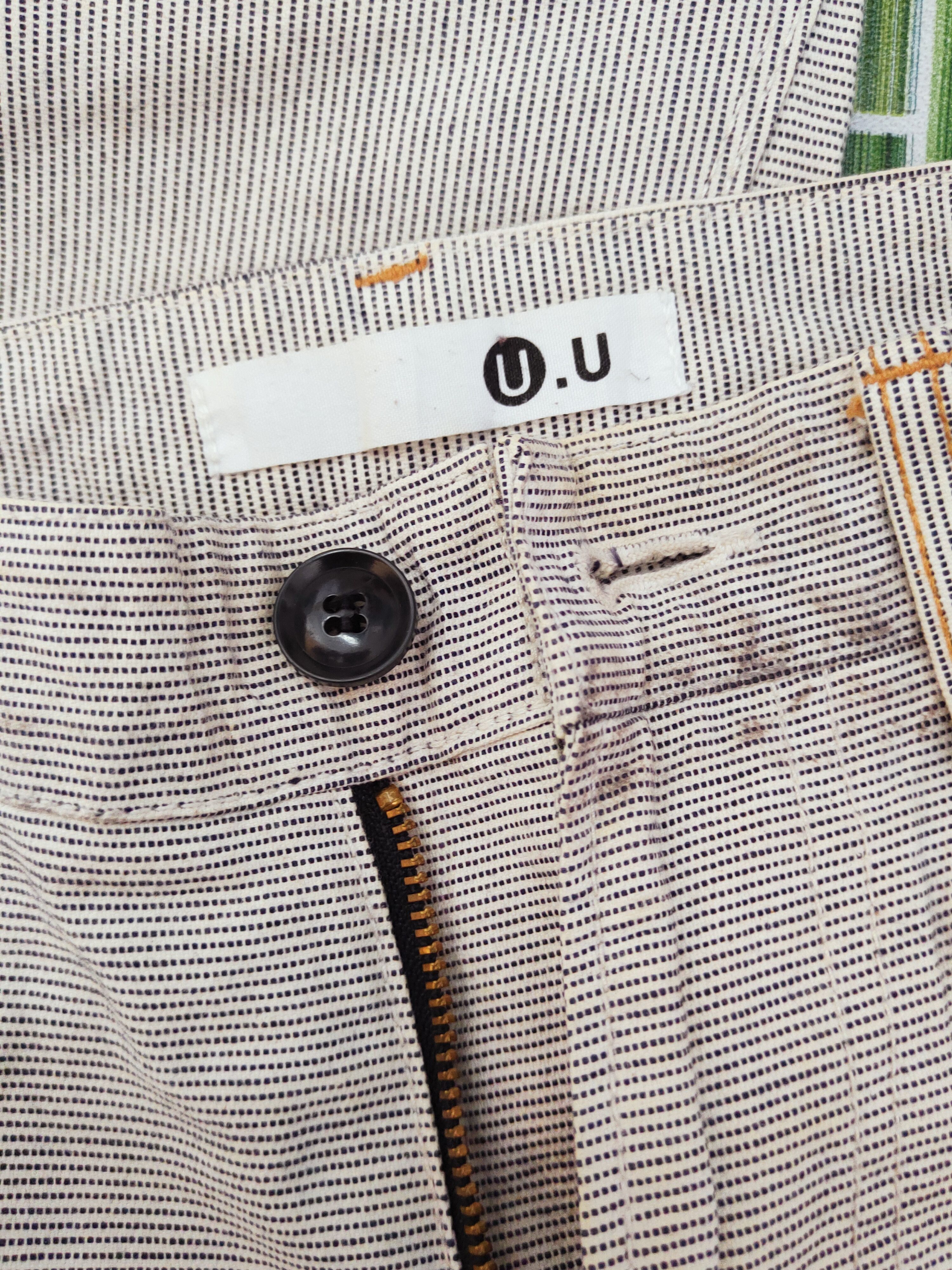 Japanese Brand U.U Black White Multipocket Casual Pants #W009 Size US 34 / EU 50 - 13 Thumbnail