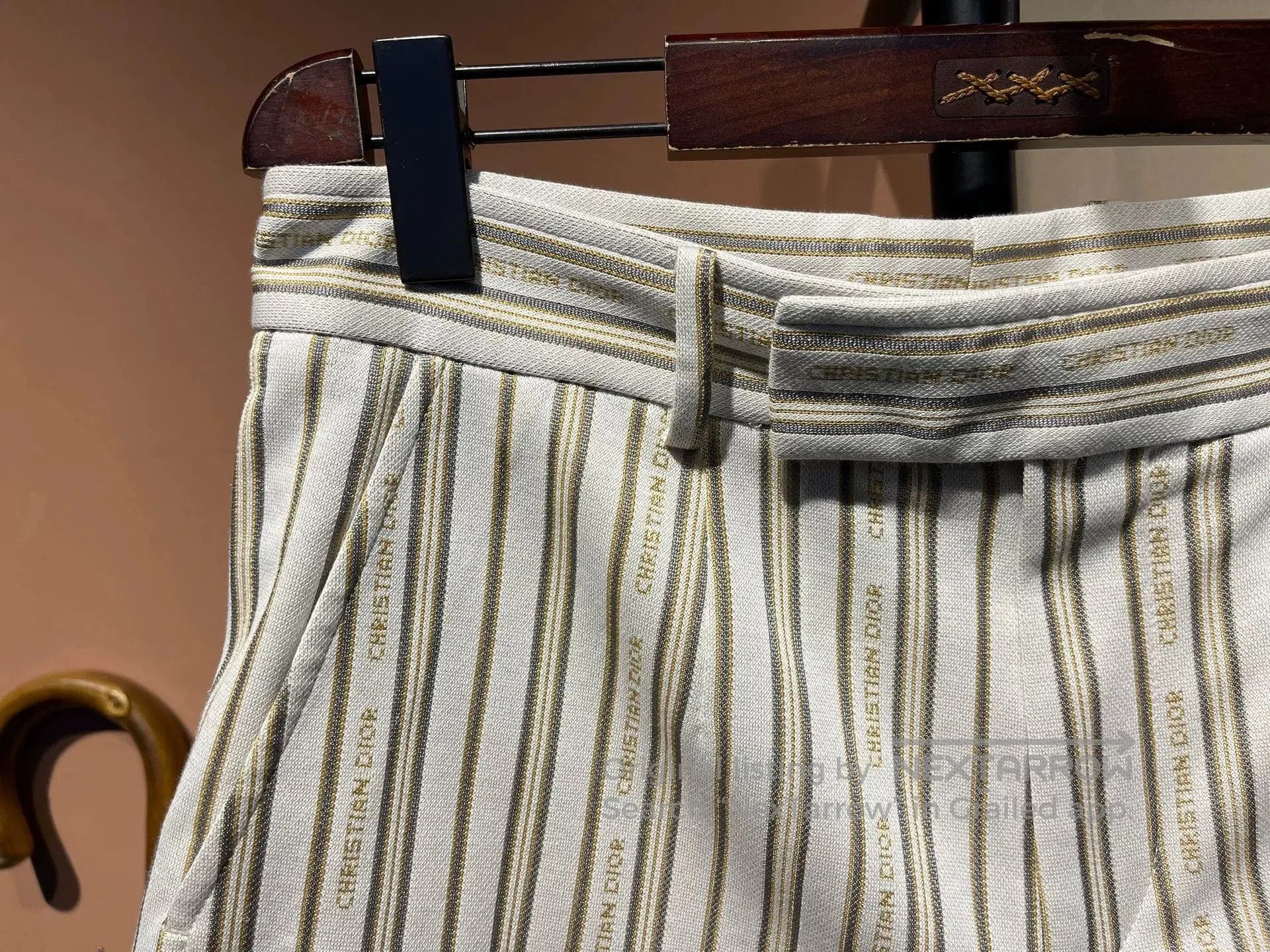 Dior dior striped shorts in size small. Size US 32 / EU 48 - 2 Thumbnail