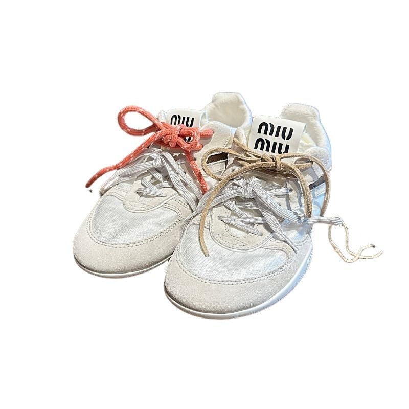 Miu Miu Miu Miu Technical Fabric Sneakers it 37.5 Size US 7.5 / IT 37.5 - 1 Thumbnail